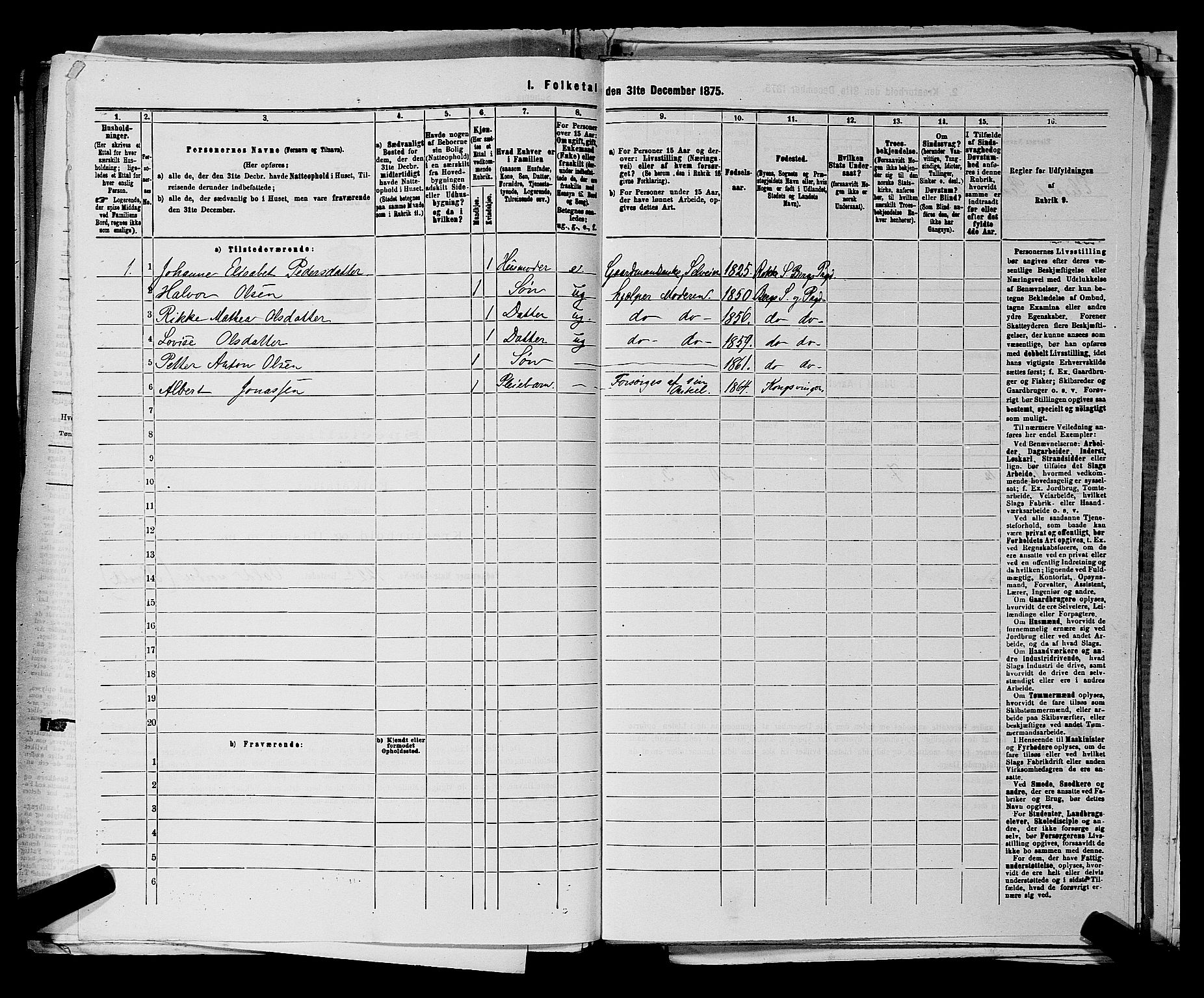 RA, Folketelling 1875 for 0116P Berg prestegjeld, 1875, s. 986