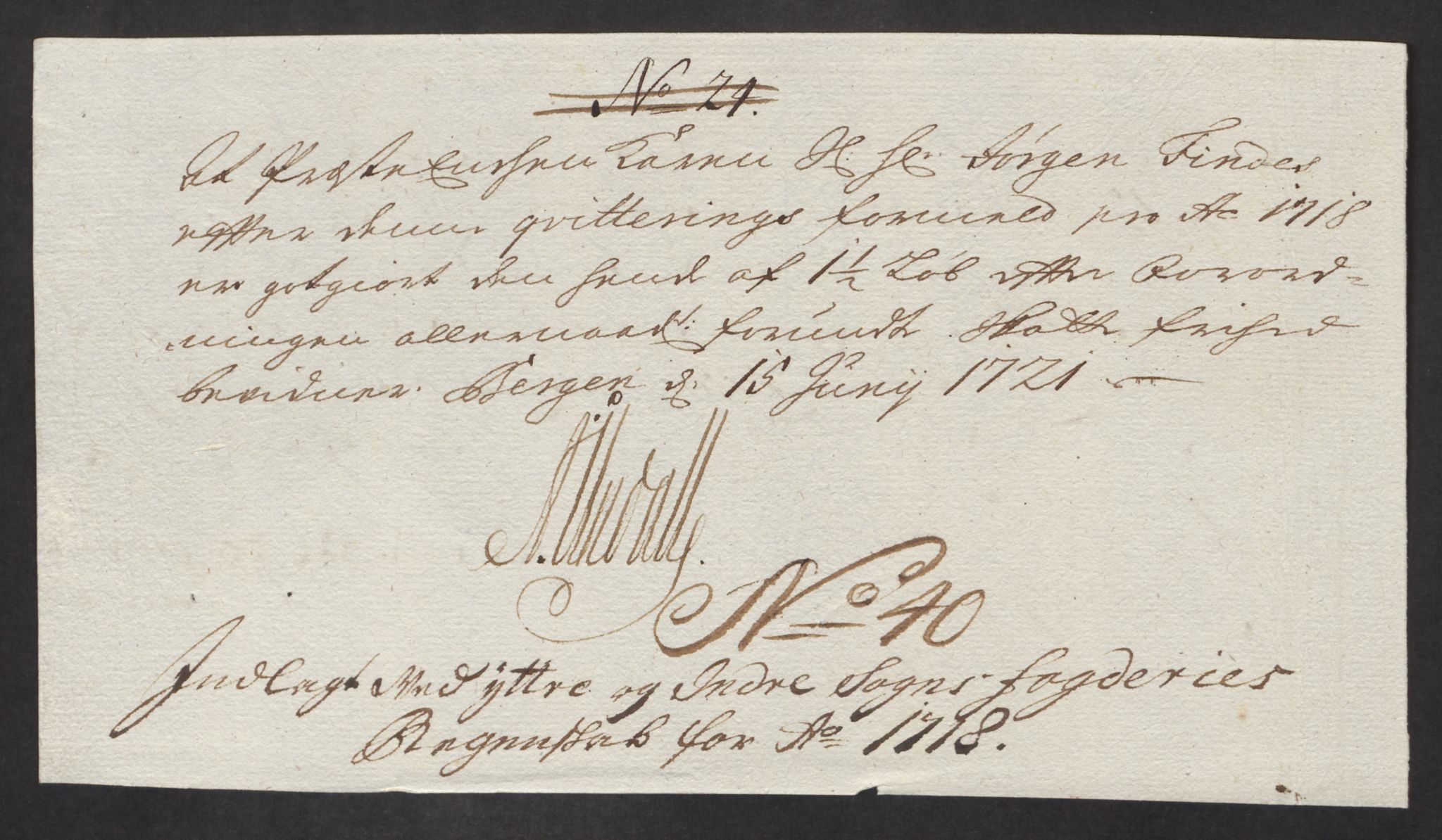 Rentekammeret inntil 1814, Reviderte regnskaper, Fogderegnskap, AV/RA-EA-4092/R52/L3321: Fogderegnskap Sogn, 1717-1718, s. 710