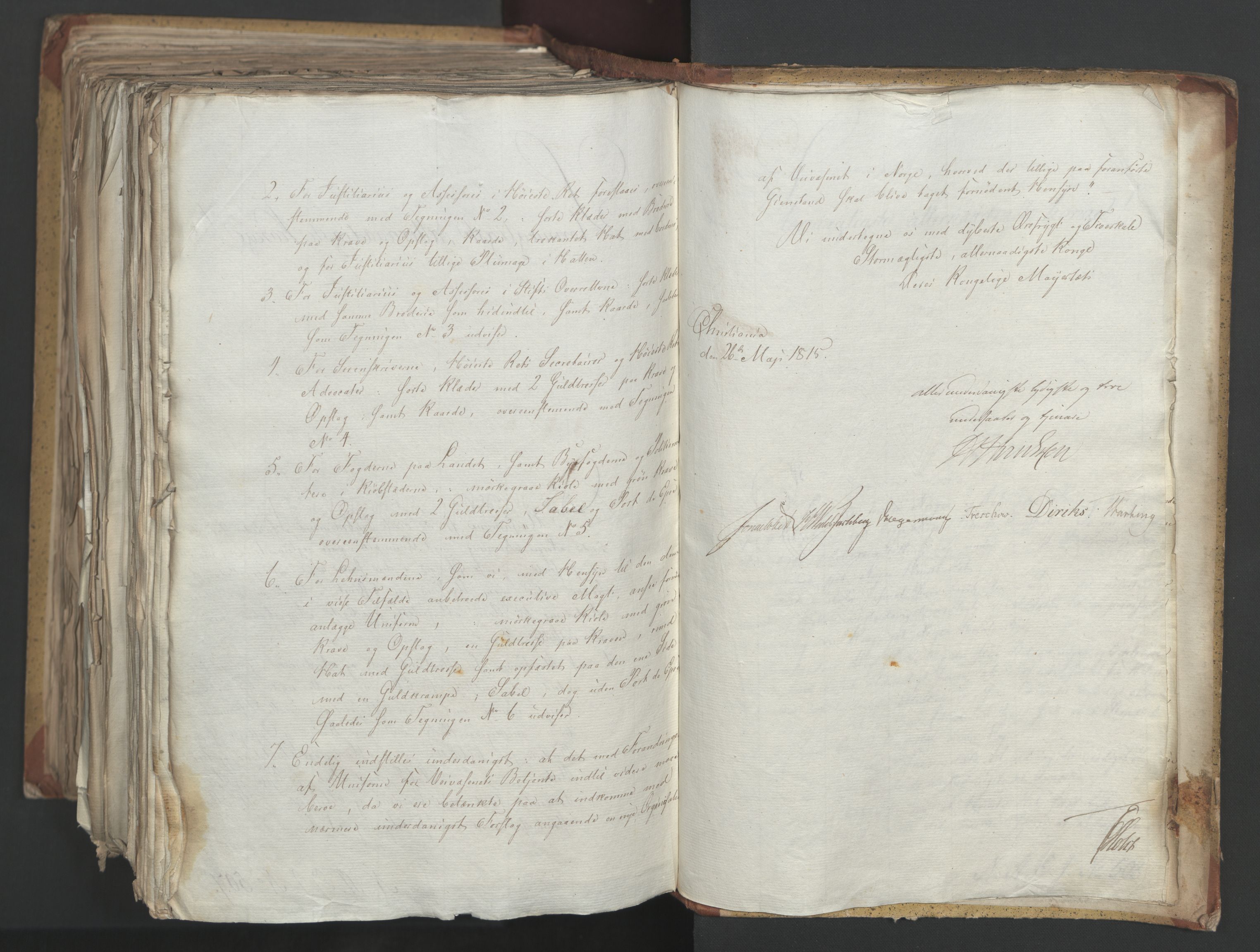 Statsrådsavdelingen i Stockholm, AV/RA-S-1003/D/Da/L0002: Regjeringsinnstillinger nr. 263-518, 1815, s. 547