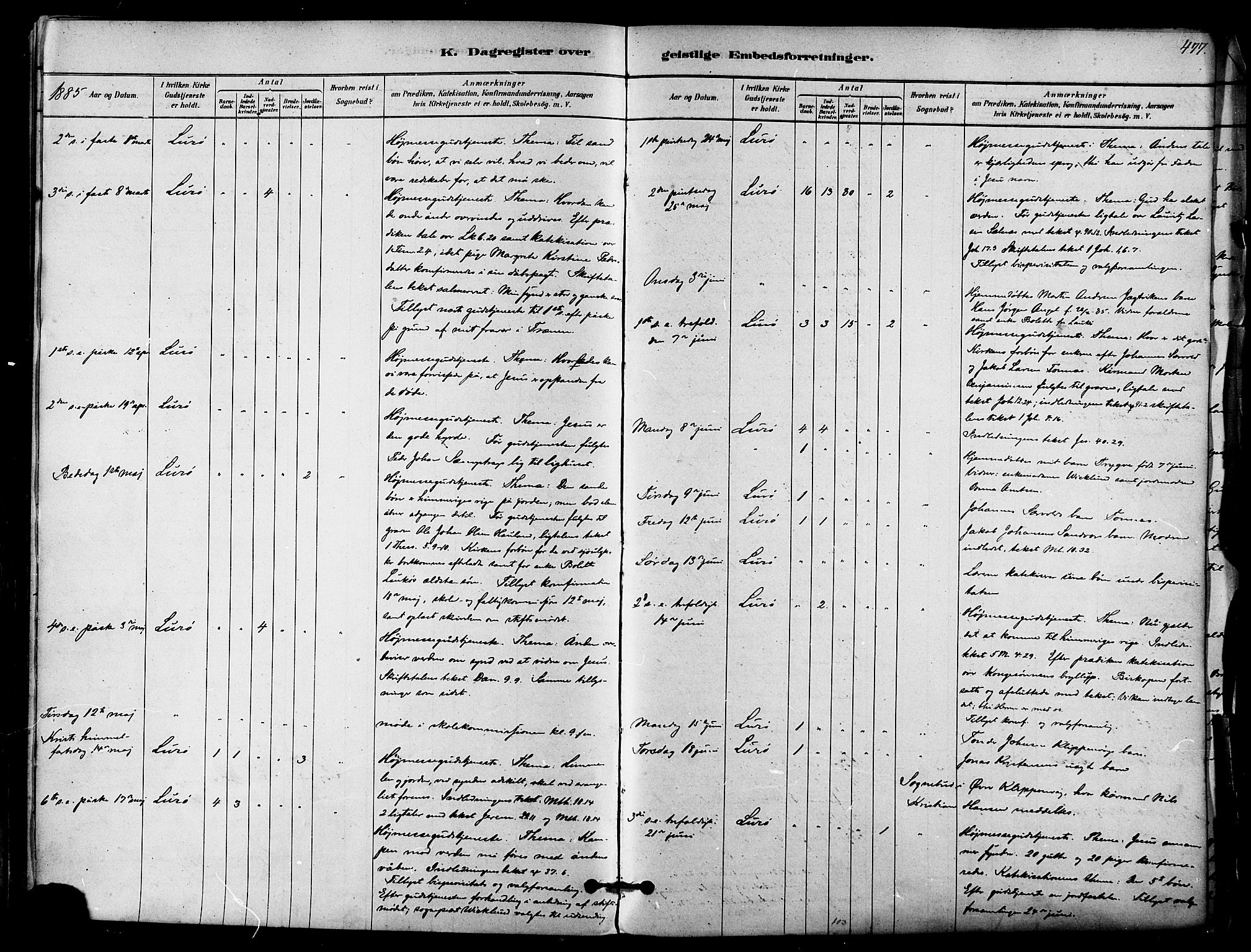 Ministerialprotokoller, klokkerbøker og fødselsregistre - Nordland, AV/SAT-A-1459/839/L0568: Ministerialbok nr. 839A05, 1880-1902, s. 477