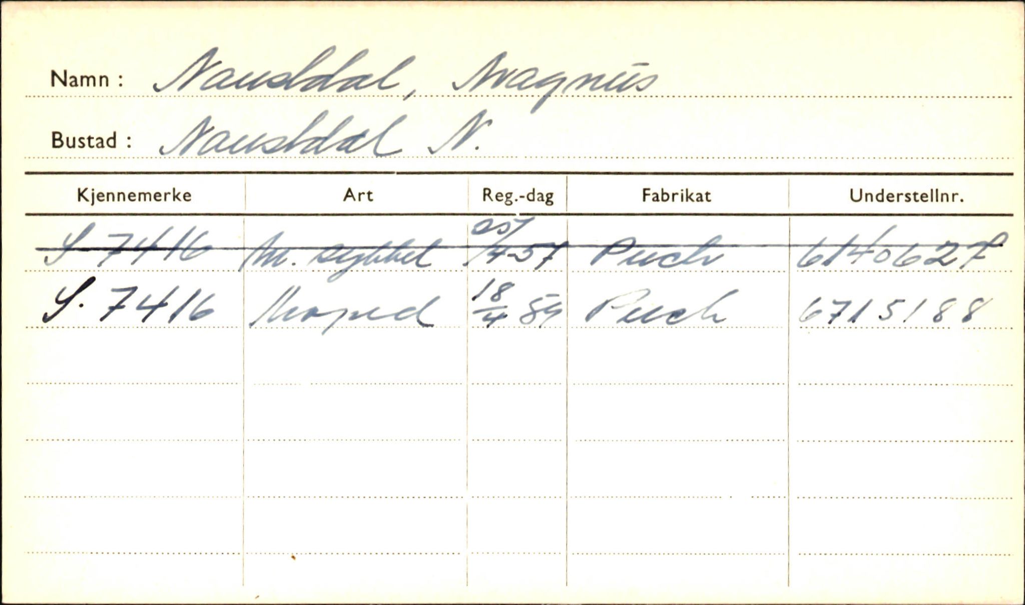 Statens vegvesen, Sogn og Fjordane vegkontor, AV/SAB-A-5301/4/F/L0001D: Eigarregister Fjordane til 1.6.1961, 1930-1961, s. 813