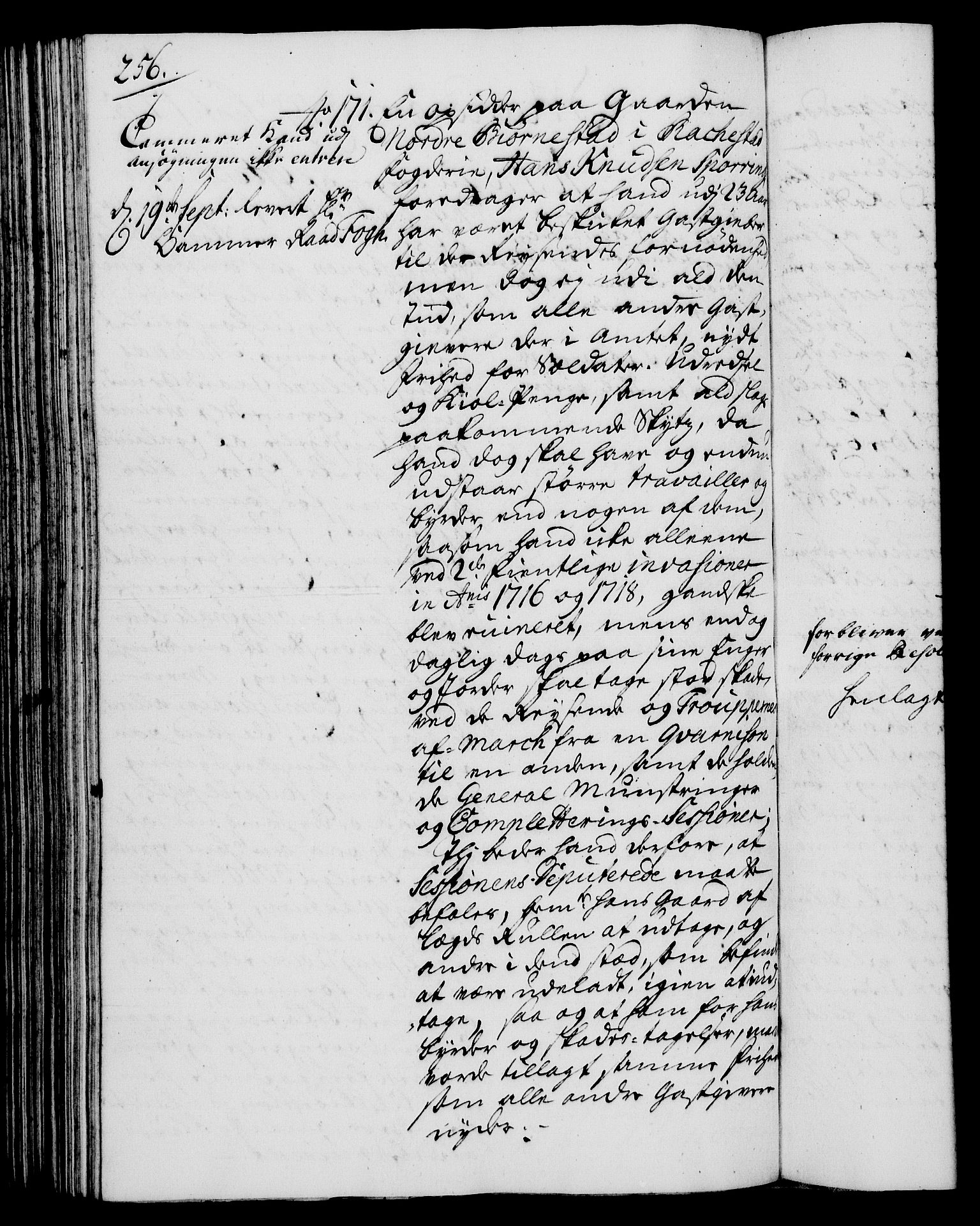 Rentekammeret, Kammerkanselliet, AV/RA-EA-3111/G/Gh/Gha/L0017: Norsk ekstraktmemorialprotokoll (merket RK 53.62), 1735, s. 256