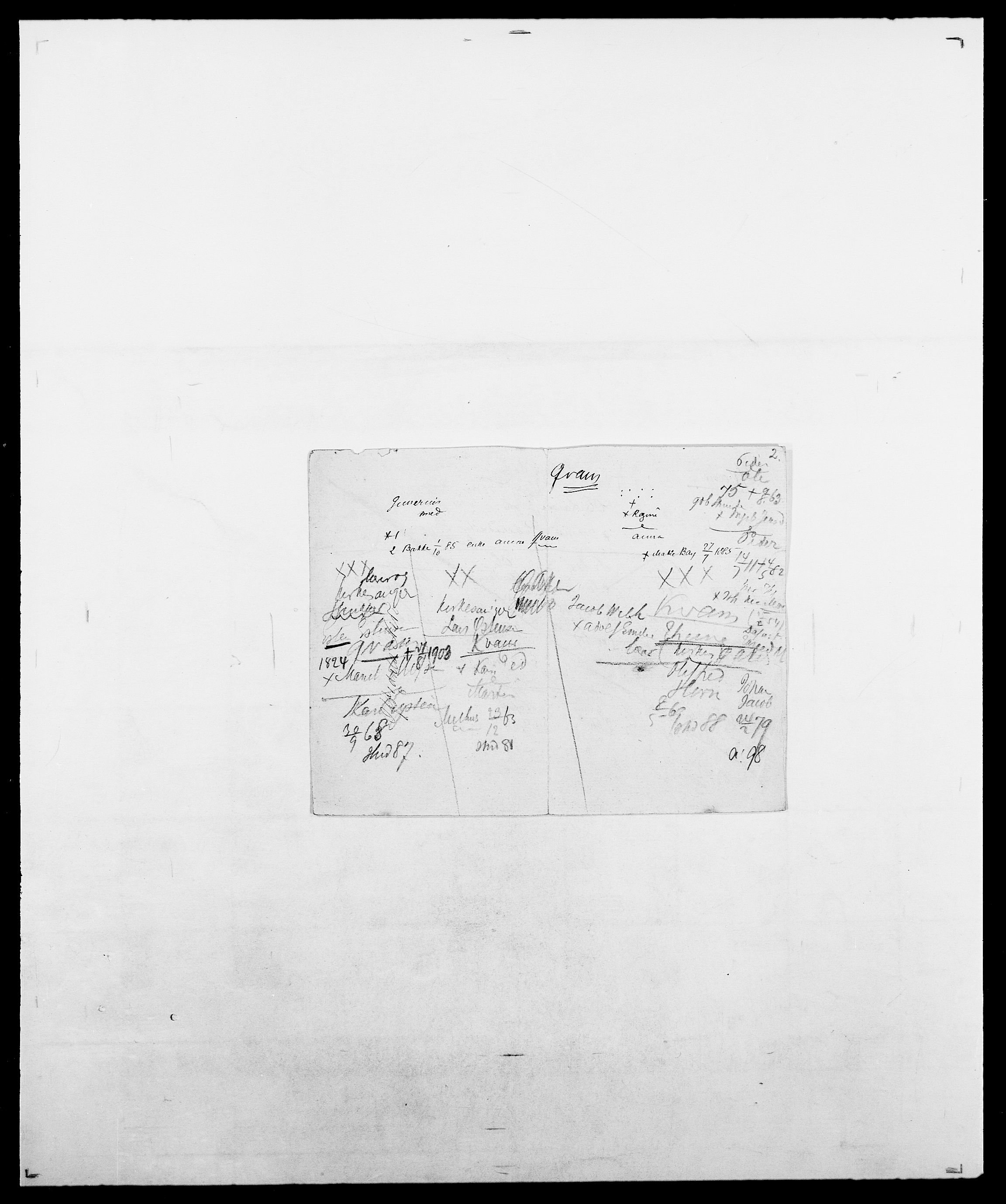 Delgobe, Charles Antoine - samling, SAO/PAO-0038/D/Da/L0031: de Place - Raaum, s. 495