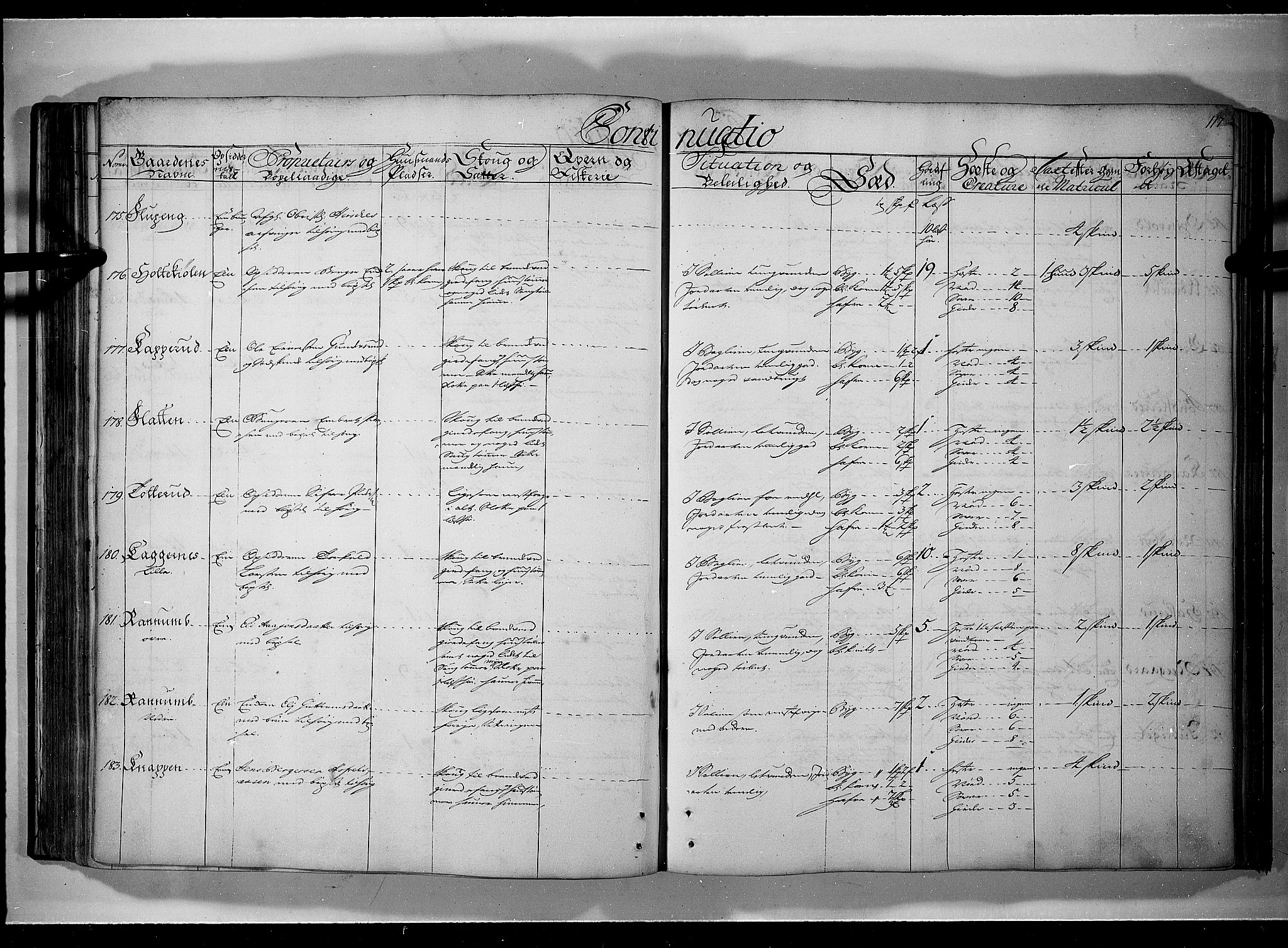 Rentekammeret inntil 1814, Realistisk ordnet avdeling, AV/RA-EA-4070/N/Nb/Nbf/L0101: Solør, Østerdalen og Odal eksaminasjonsprotokoll, 1723, s. 116b-117a