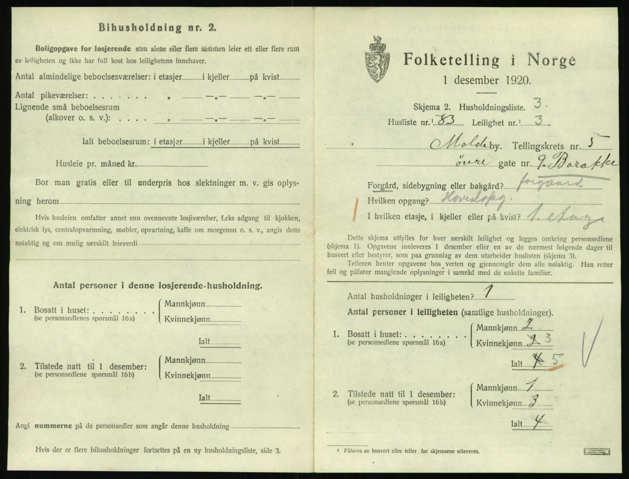 SAT, Folketelling 1920 for 1502 Molde kjøpstad, 1920, s. 2095
