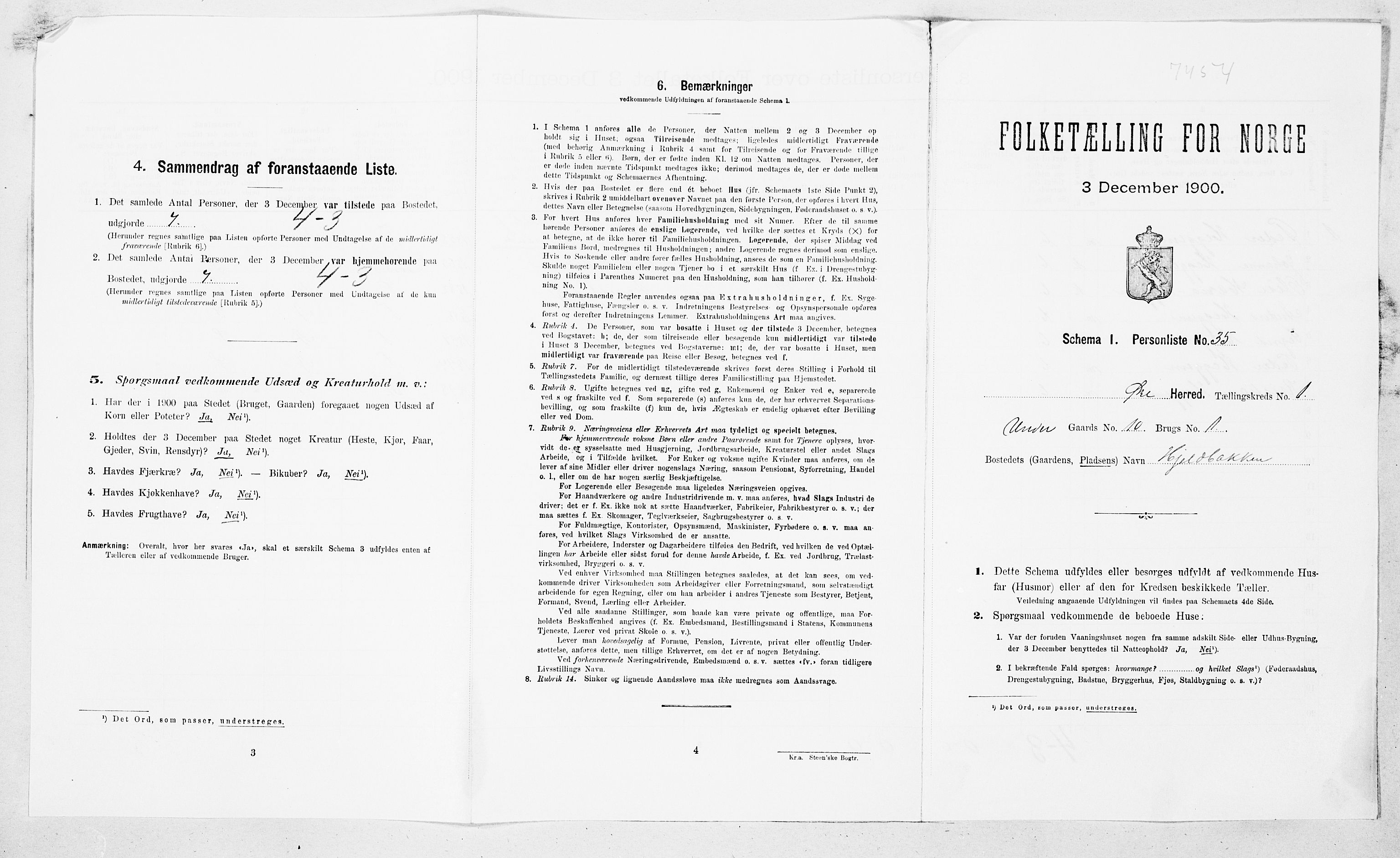 SAT, Folketelling 1900 for 1558 Øre herred, 1900, s. 36