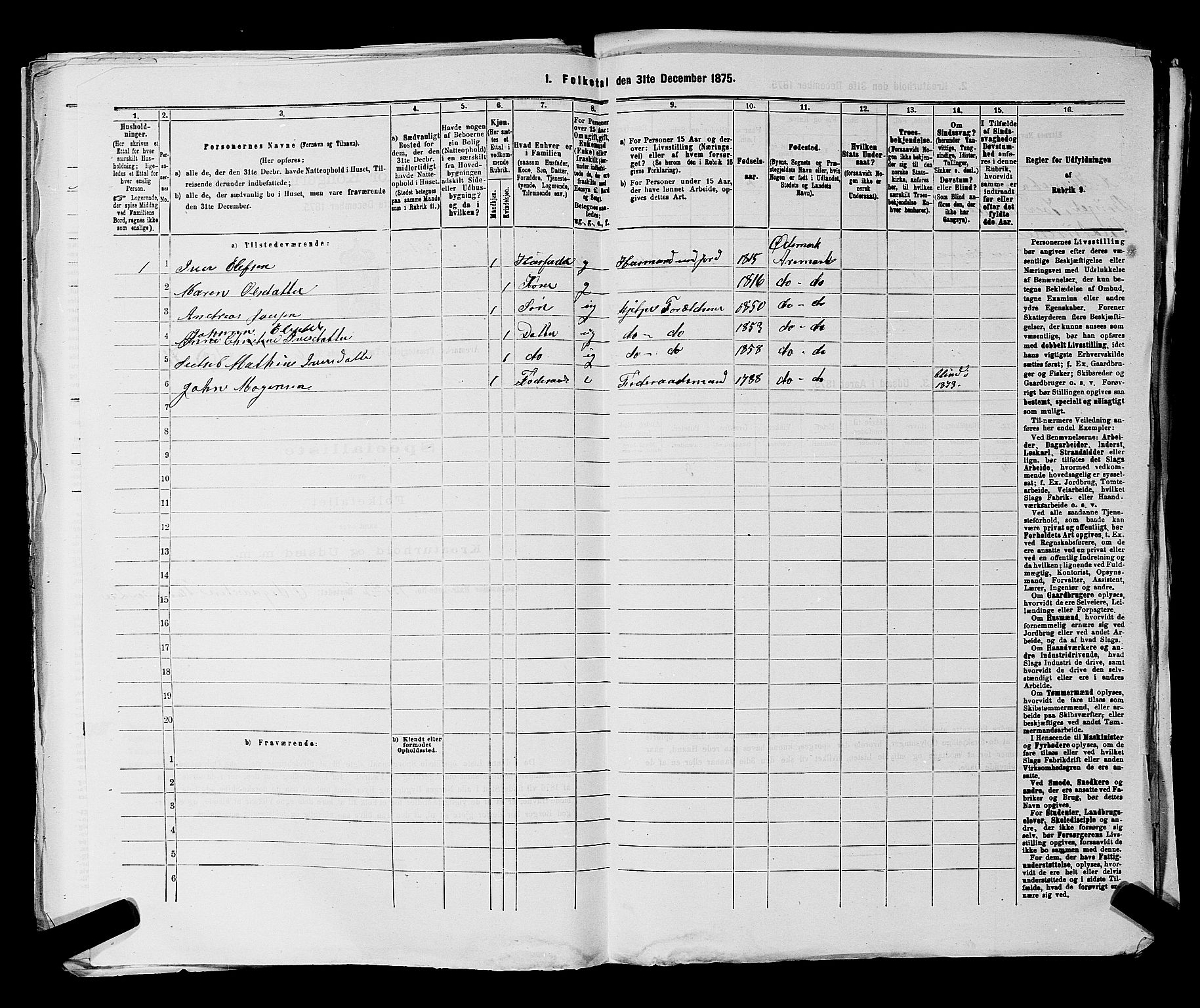 RA, Folketelling 1875 for 0118P Aremark prestegjeld, 1875, s. 949