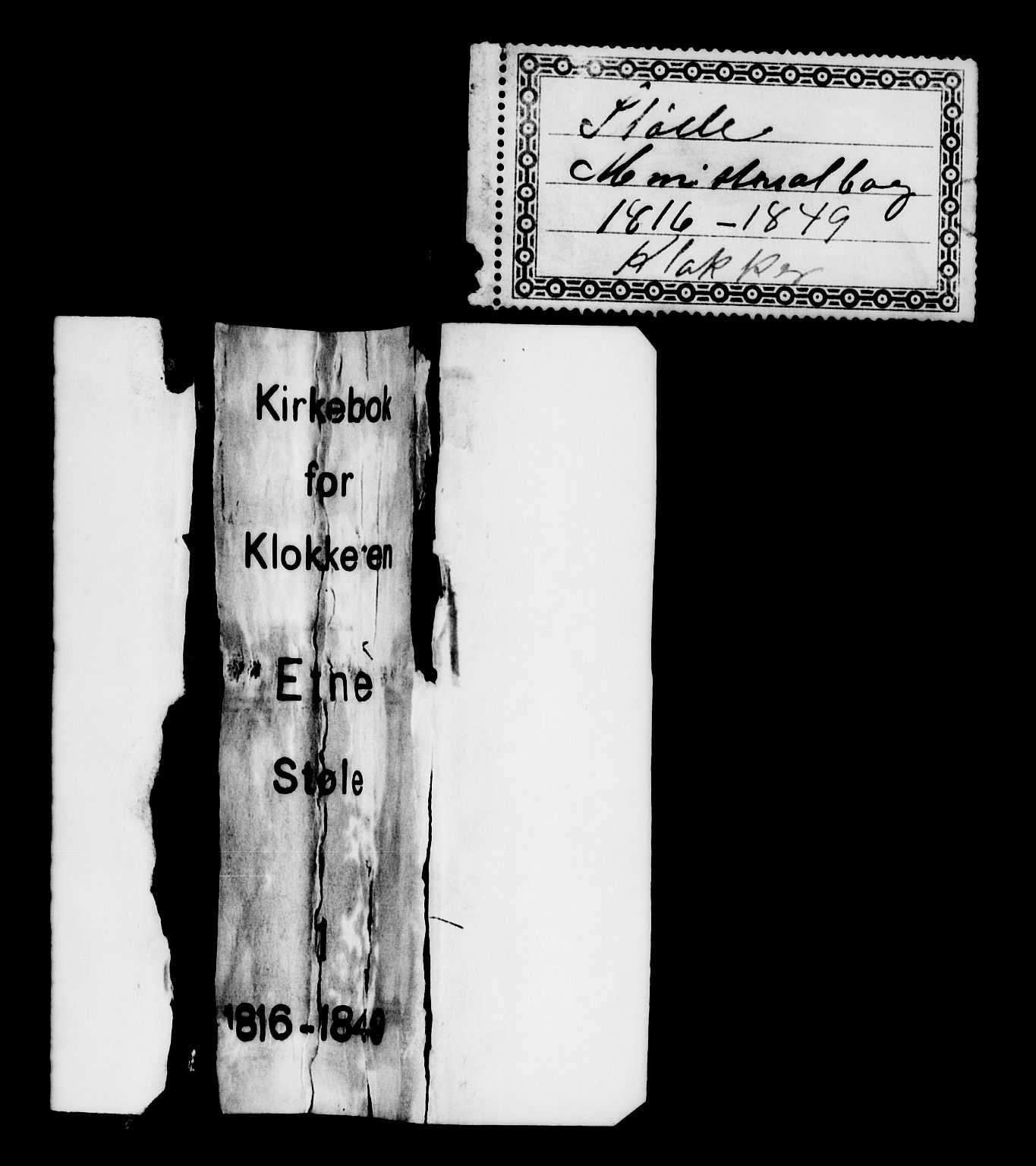Etne sokneprestembete, SAB/A-75001/H/Hab: Klokkerbok nr. A 1, 1815-1849