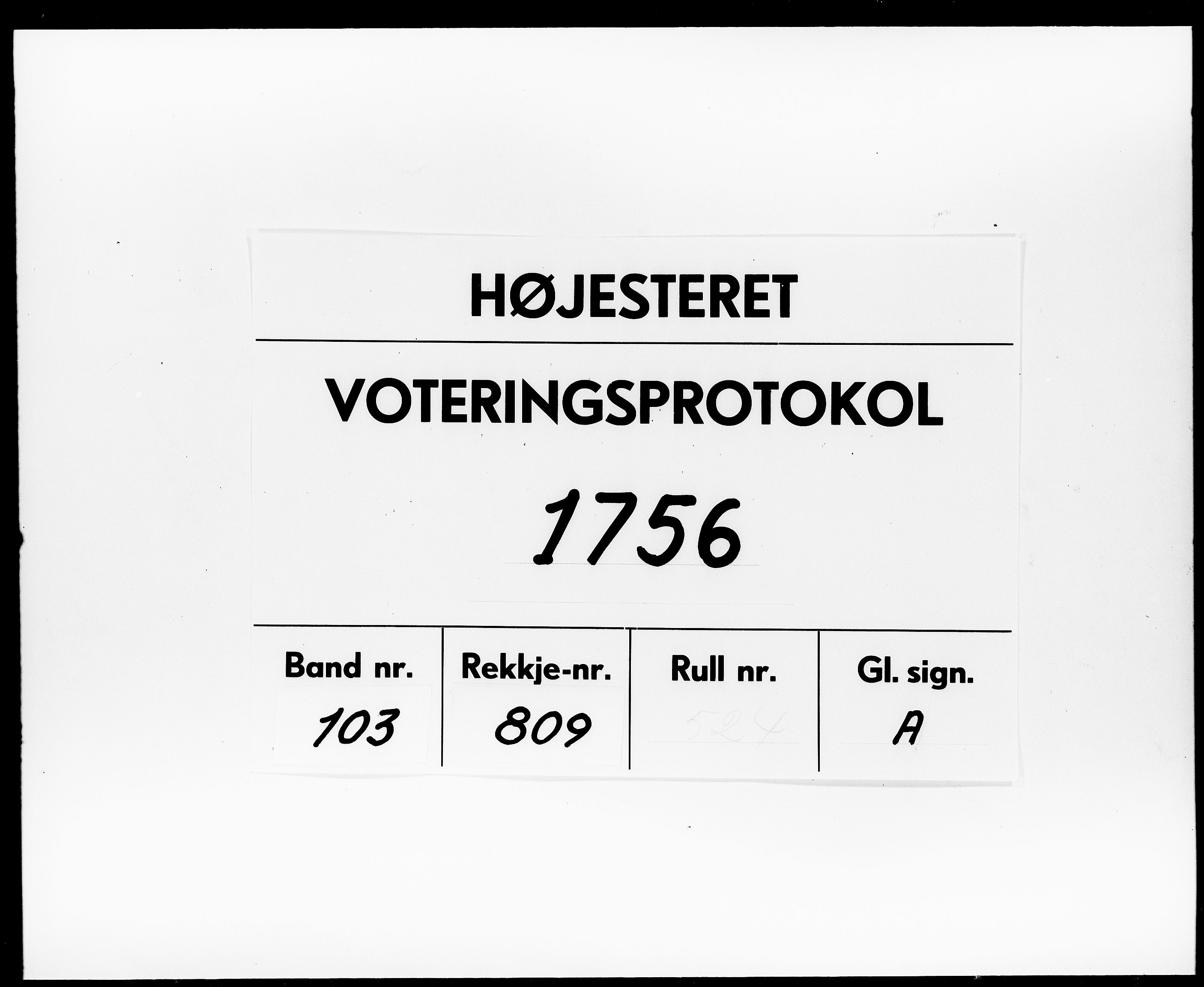 Højesteret, DRA/A-0009, 1756