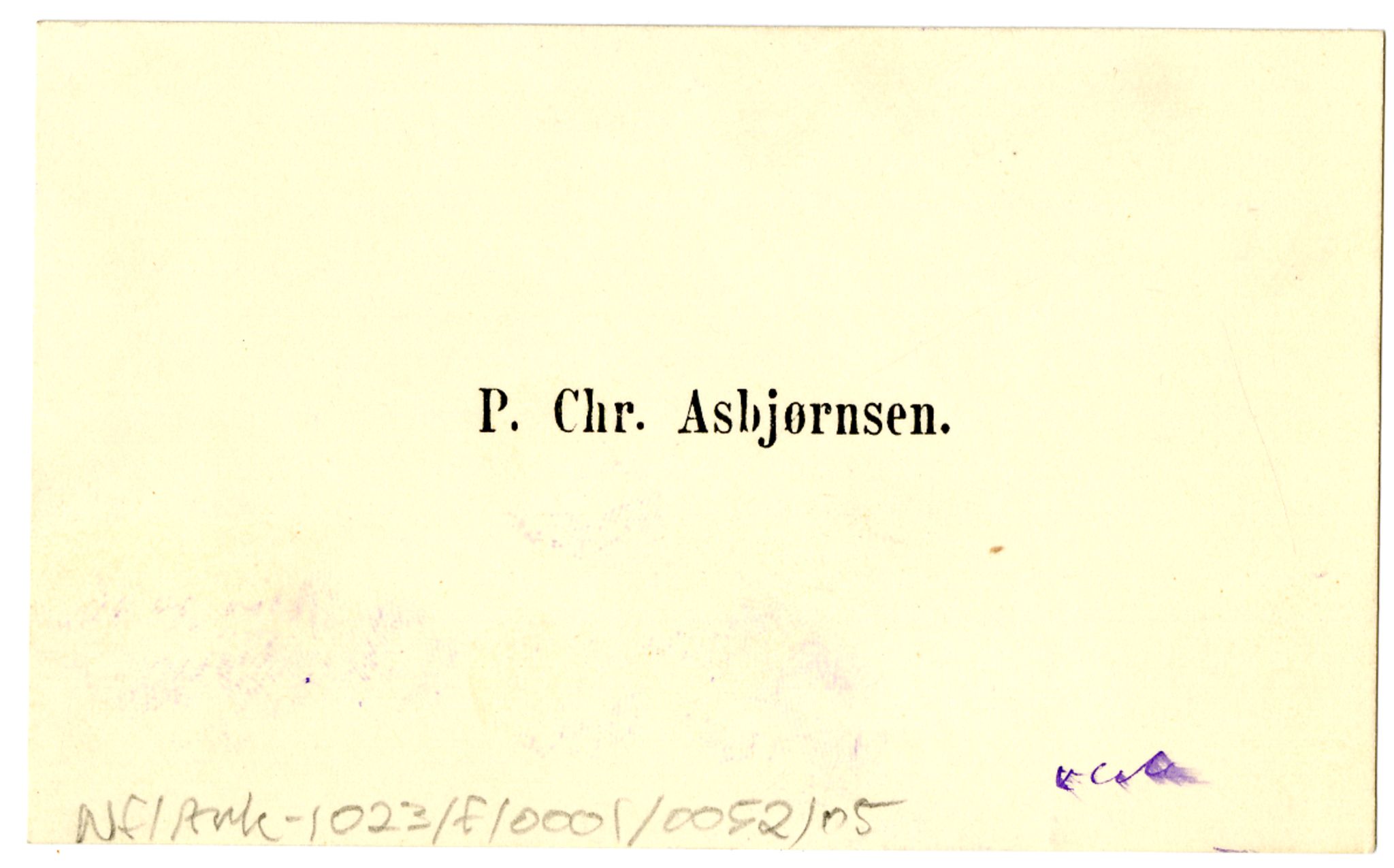 Diderik Maria Aalls brevsamling, NF/Ark-1023/F/L0001: D.M. Aalls brevsamling. A - B, 1738-1889, s. 586