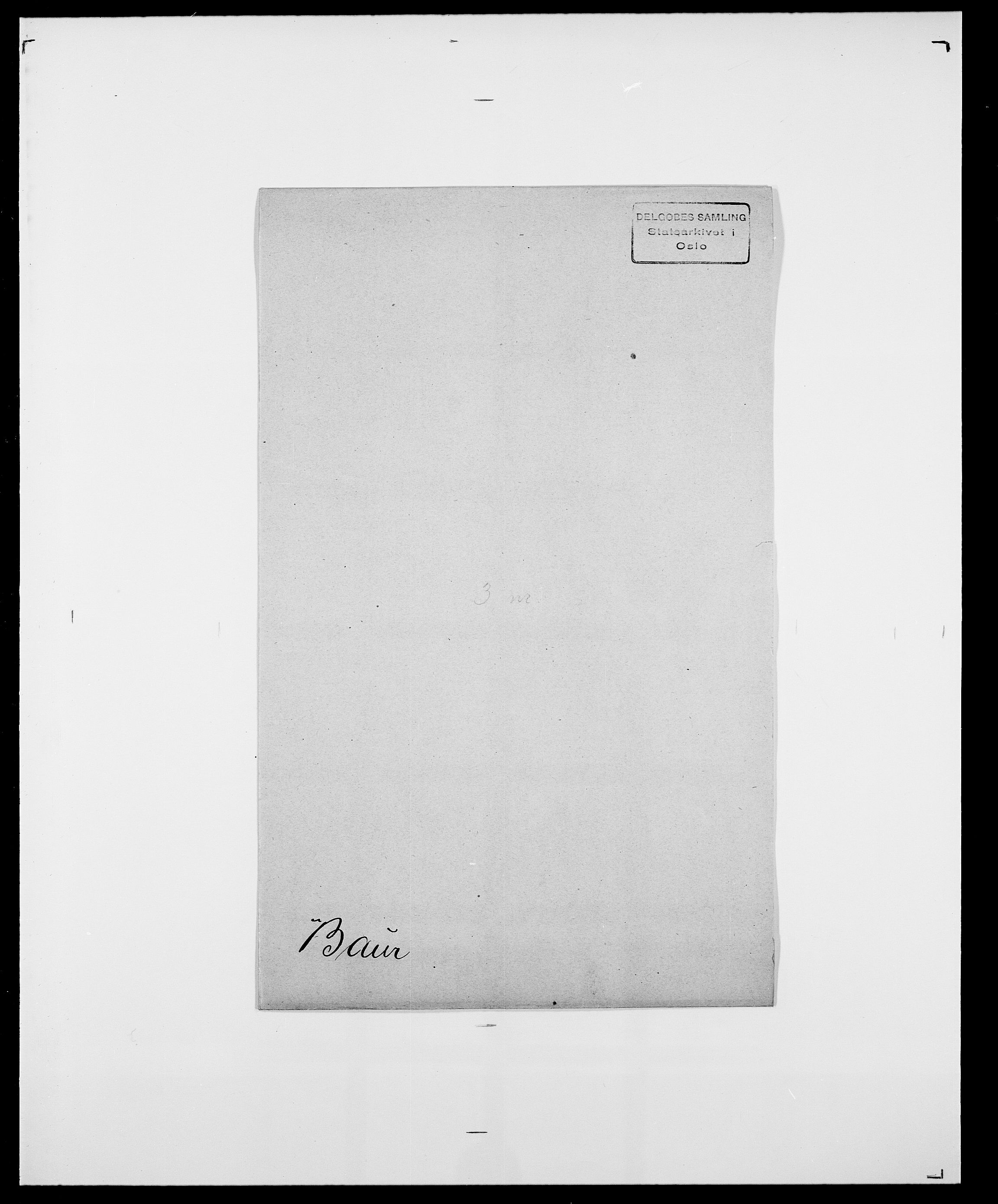 Delgobe, Charles Antoine - samling, SAO/PAO-0038/D/Da/L0003: Barca - Bergen, s. 458