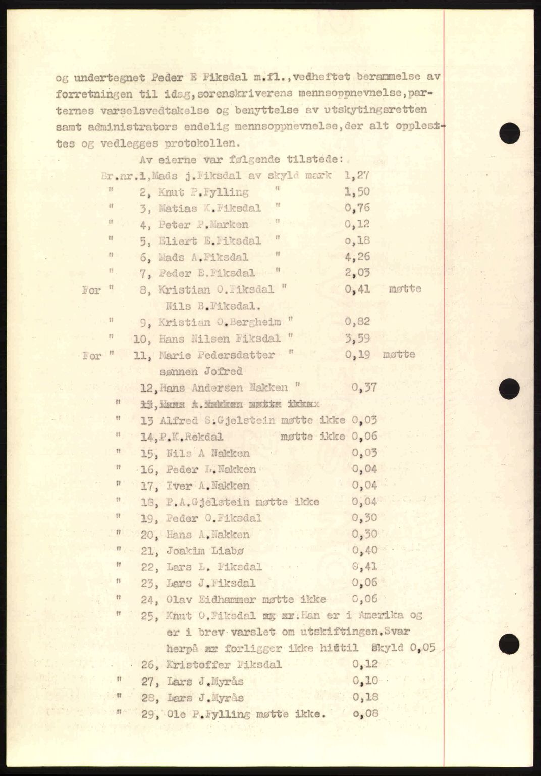 Romsdal sorenskriveri, AV/SAT-A-4149/1/2/2C: Pantebok nr. A13, 1942-1943, Dagboknr: 210/1943