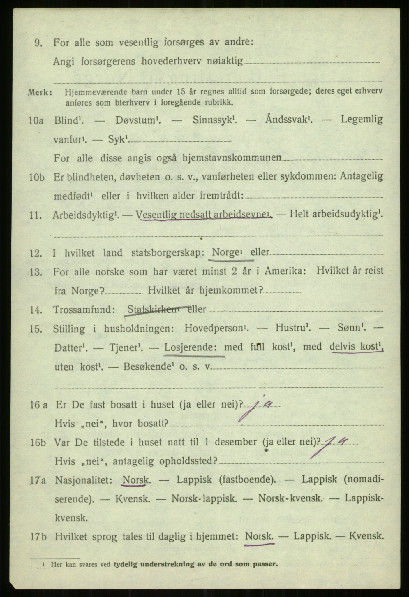 SATØ, Folketelling 1920 for 1935 Helgøy herred, 1920, s. 1446