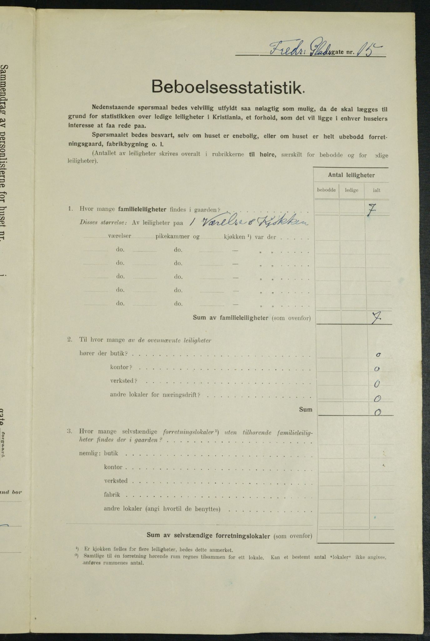 OBA, Kommunal folketelling 1.2.1914 for Kristiania, 1914, s. 26701