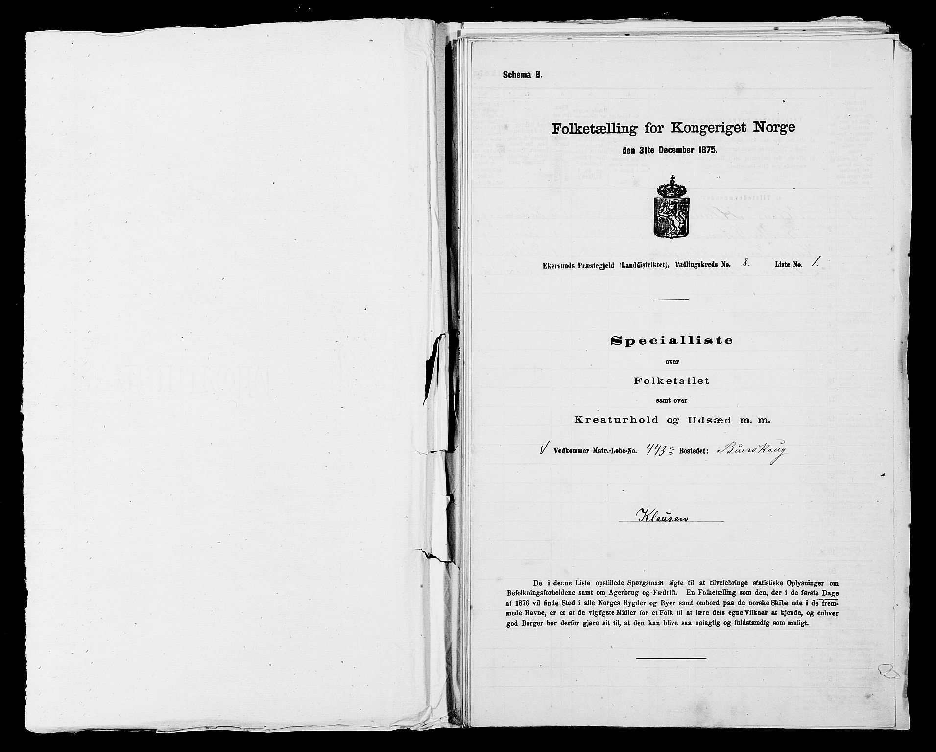 SAST, Folketelling 1875 for 1116L Eigersund prestegjeld, Eigersund landsokn og Ogna sokn, 1875, s. 857
