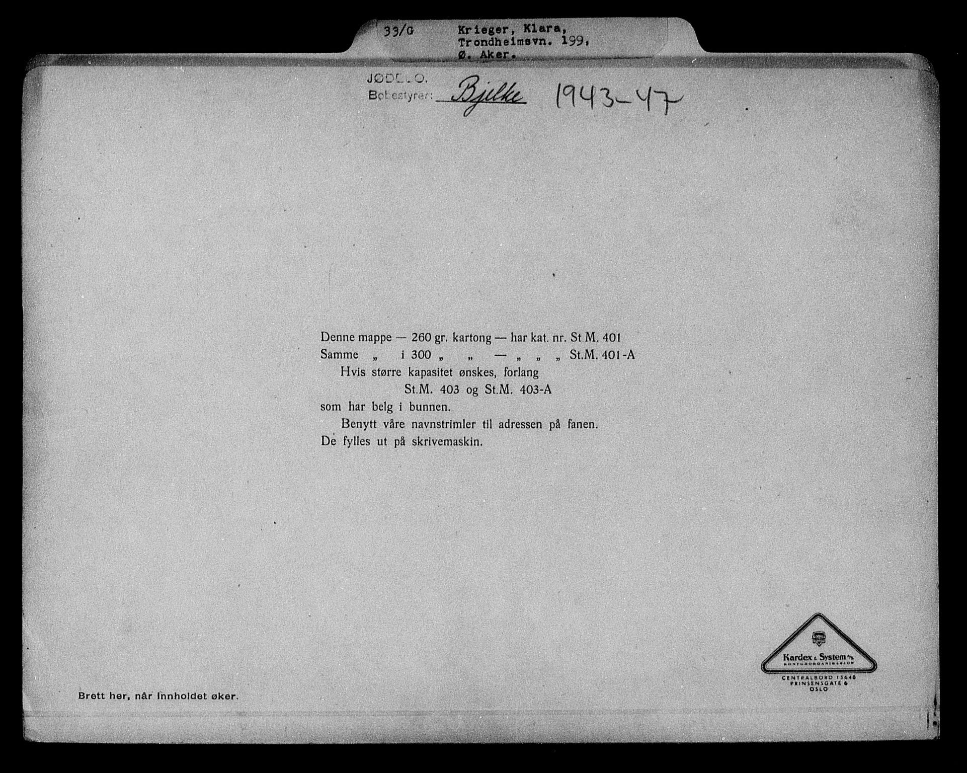 Justisdepartementet, Tilbakeføringskontoret for inndratte formuer, AV/RA-S-1564/H/Hc/Hcc/L0953: --, 1945-1947, s. 194