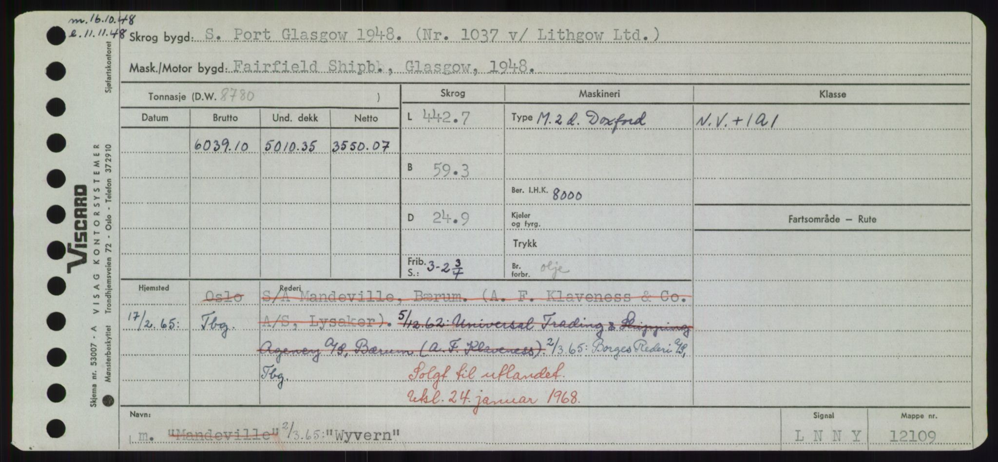 Sjøfartsdirektoratet med forløpere, Skipsmålingen, RA/S-1627/H/Hd/L0041: Fartøy, Vi-Ås, s. 443