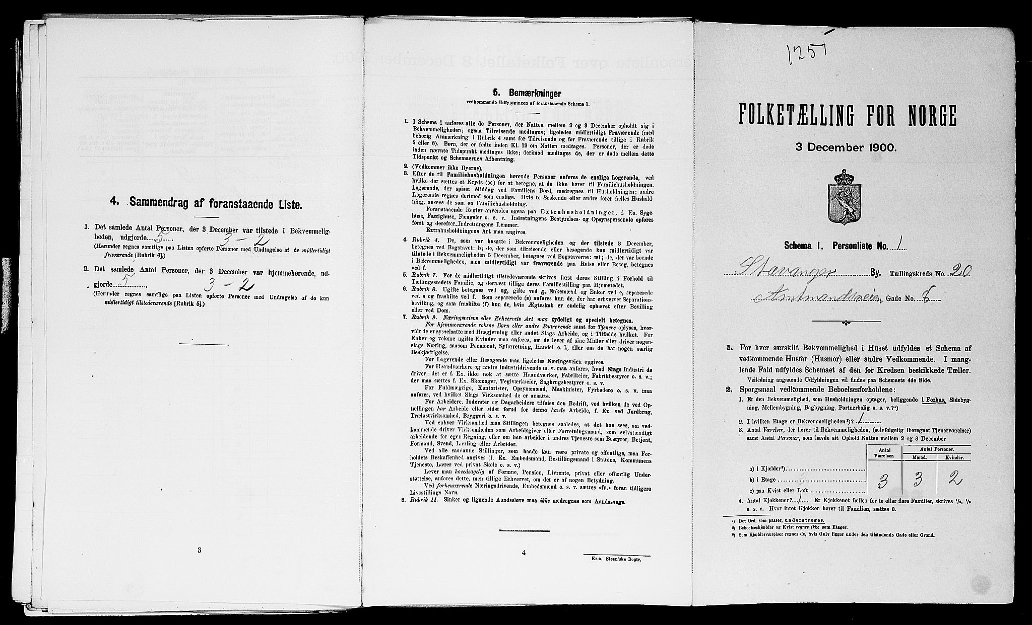 SAST, Folketelling 1900 for 1103 Stavanger kjøpstad, 1900, s. 7734