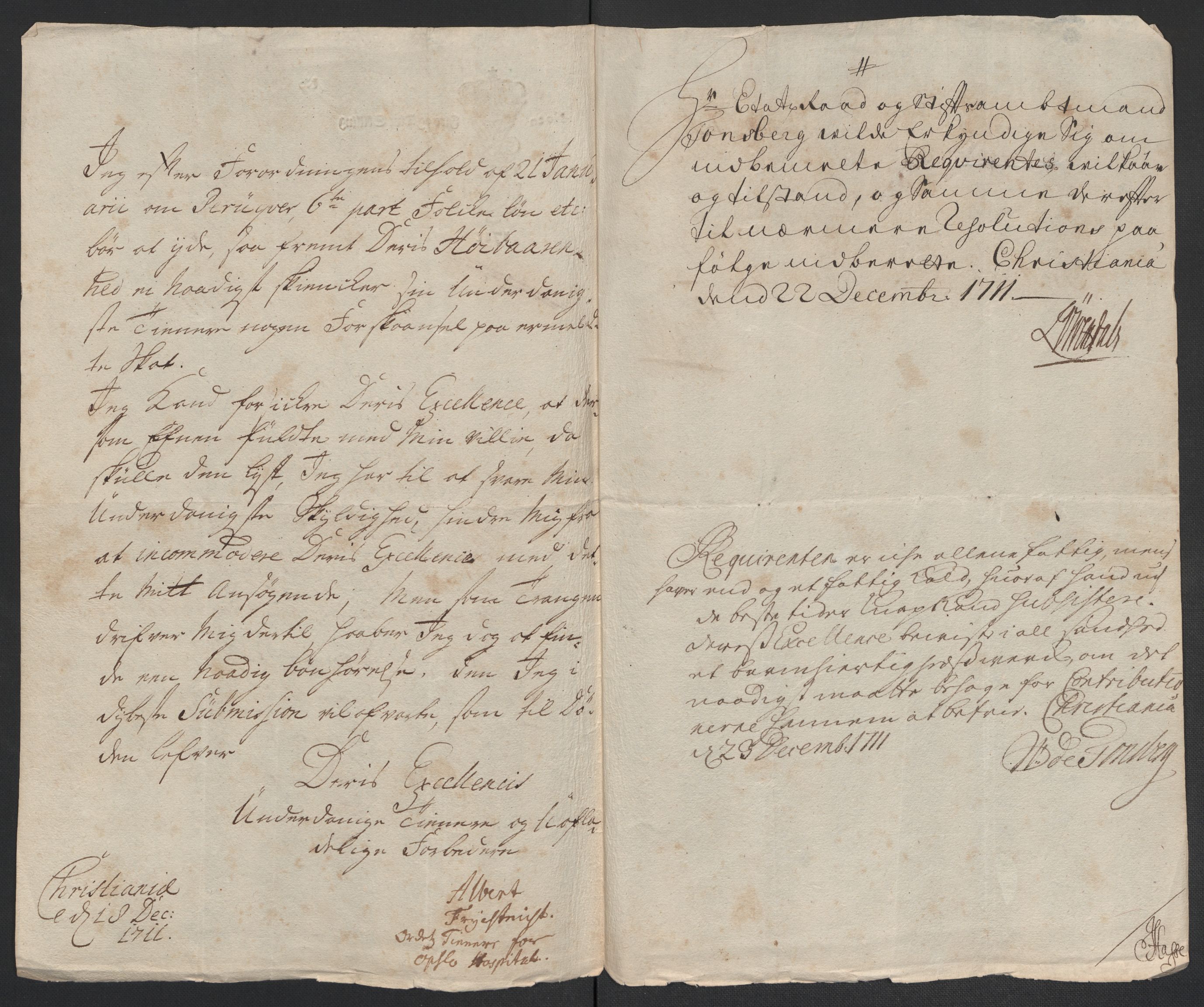 Rentekammeret inntil 1814, Reviderte regnskaper, Fogderegnskap, AV/RA-EA-4092/R10/L0449: Fogderegnskap Aker og Follo, 1711, s. 58