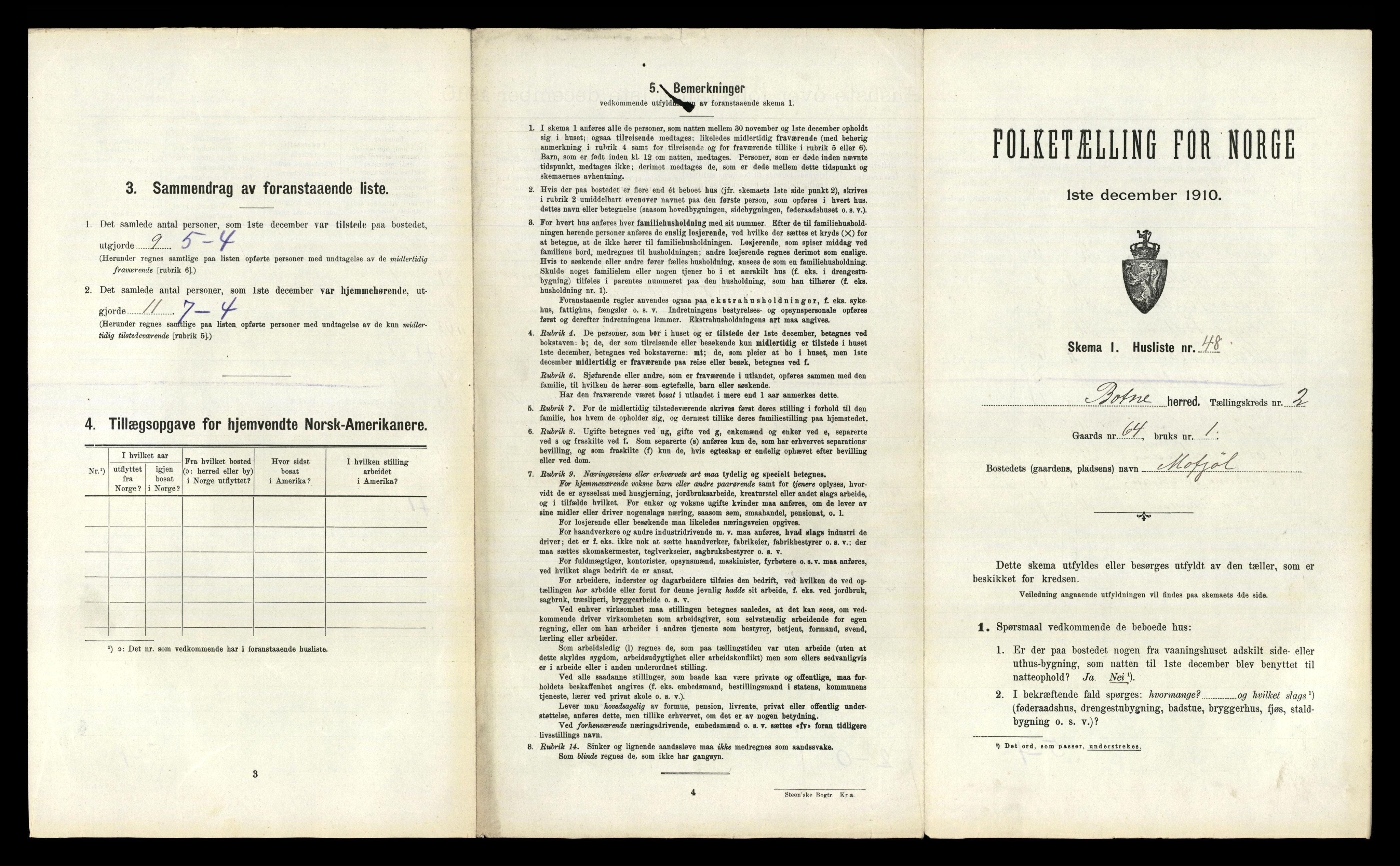 RA, Folketelling 1910 for 0715 Botne herred, 1910, s. 306