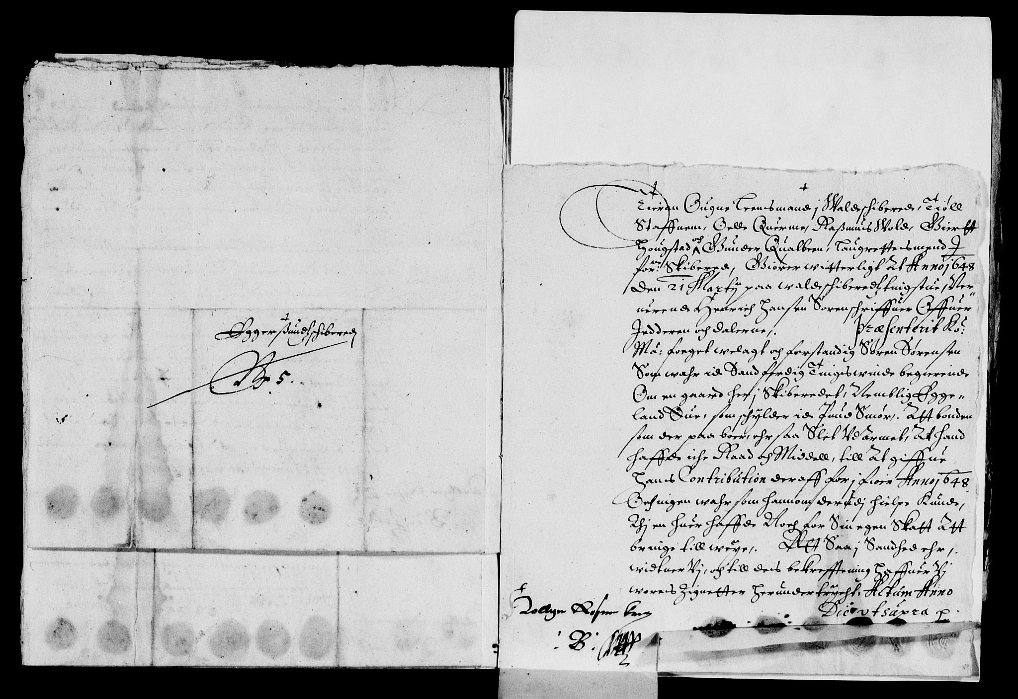 Rentekammeret inntil 1814, Reviderte regnskaper, Lensregnskaper, AV/RA-EA-5023/R/Rb/Rbs/L0031: Stavanger len, 1646-1649