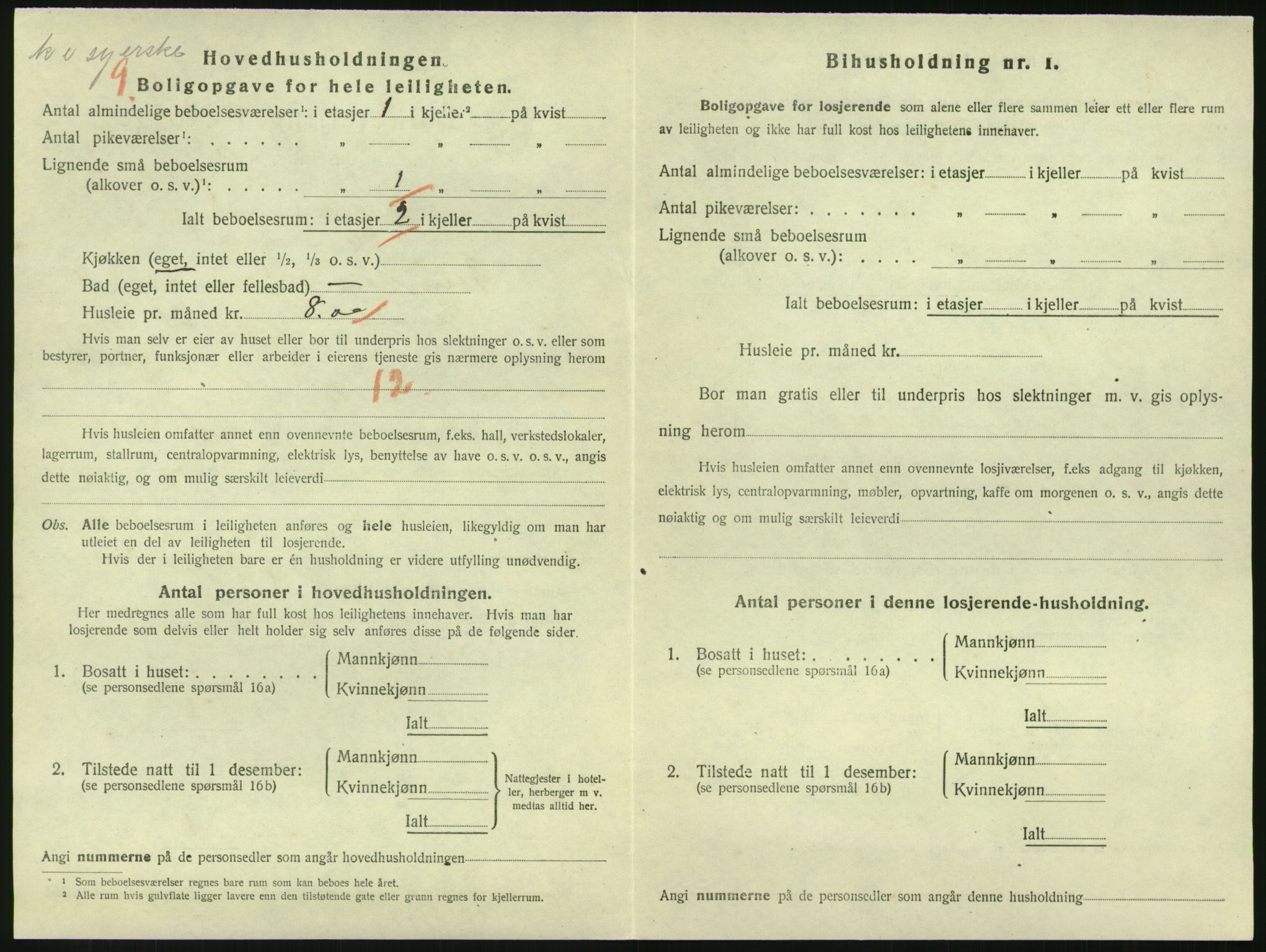 SAK, Folketelling 1920 for 0904 Grimstad kjøpstad, 1920, s. 1110