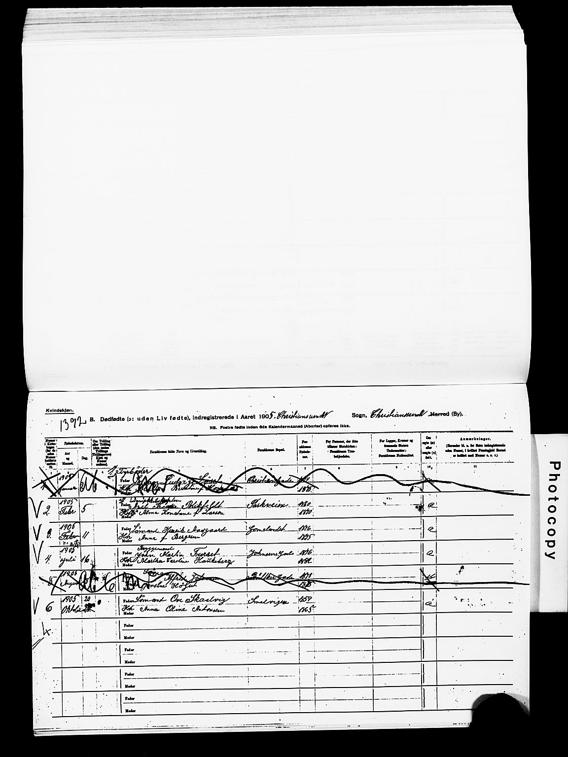 Ministerialprotokoller, klokkerbøker og fødselsregistre - Møre og Romsdal, AV/SAT-A-1454/572/L0858: Ministerialbok nr. 572D02, 1903-1912