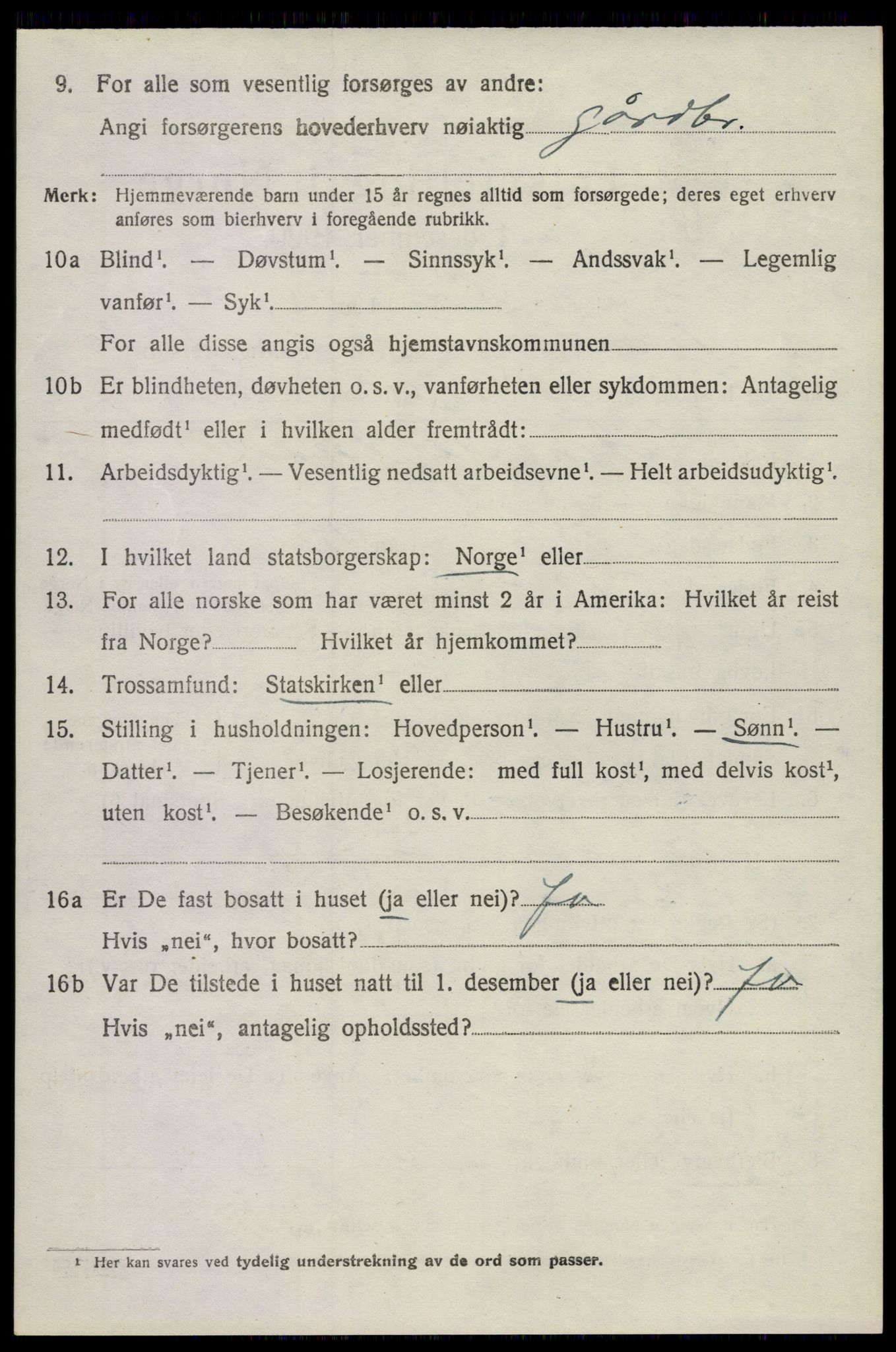 SAST, Folketelling 1920 for 1121 Time herred, 1920, s. 5532