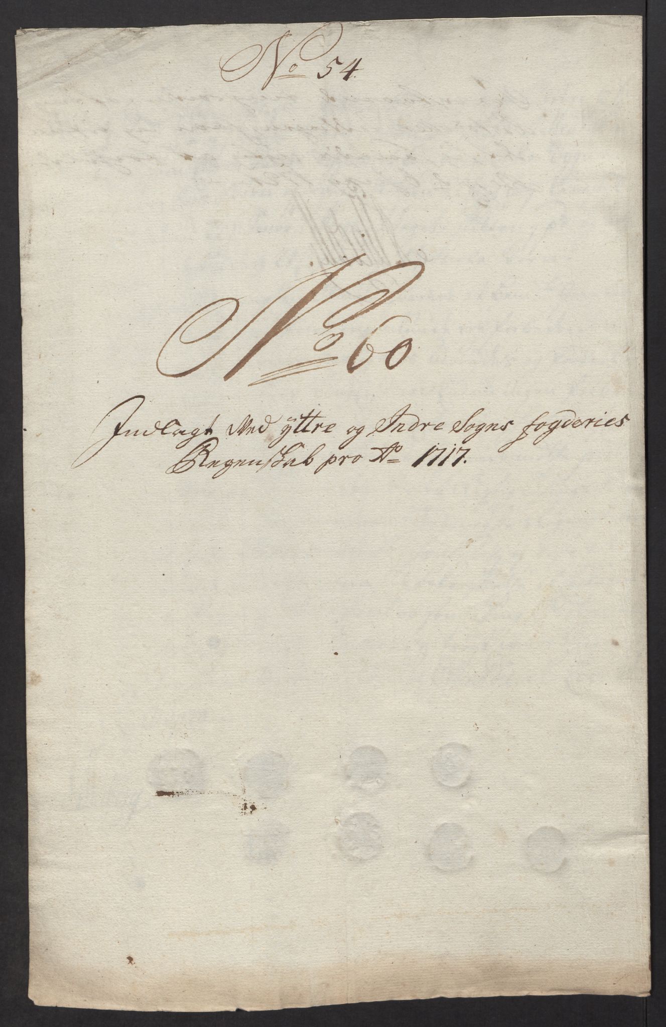 Rentekammeret inntil 1814, Reviderte regnskaper, Fogderegnskap, AV/RA-EA-4092/R52/L3321: Fogderegnskap Sogn, 1717-1718, s. 258