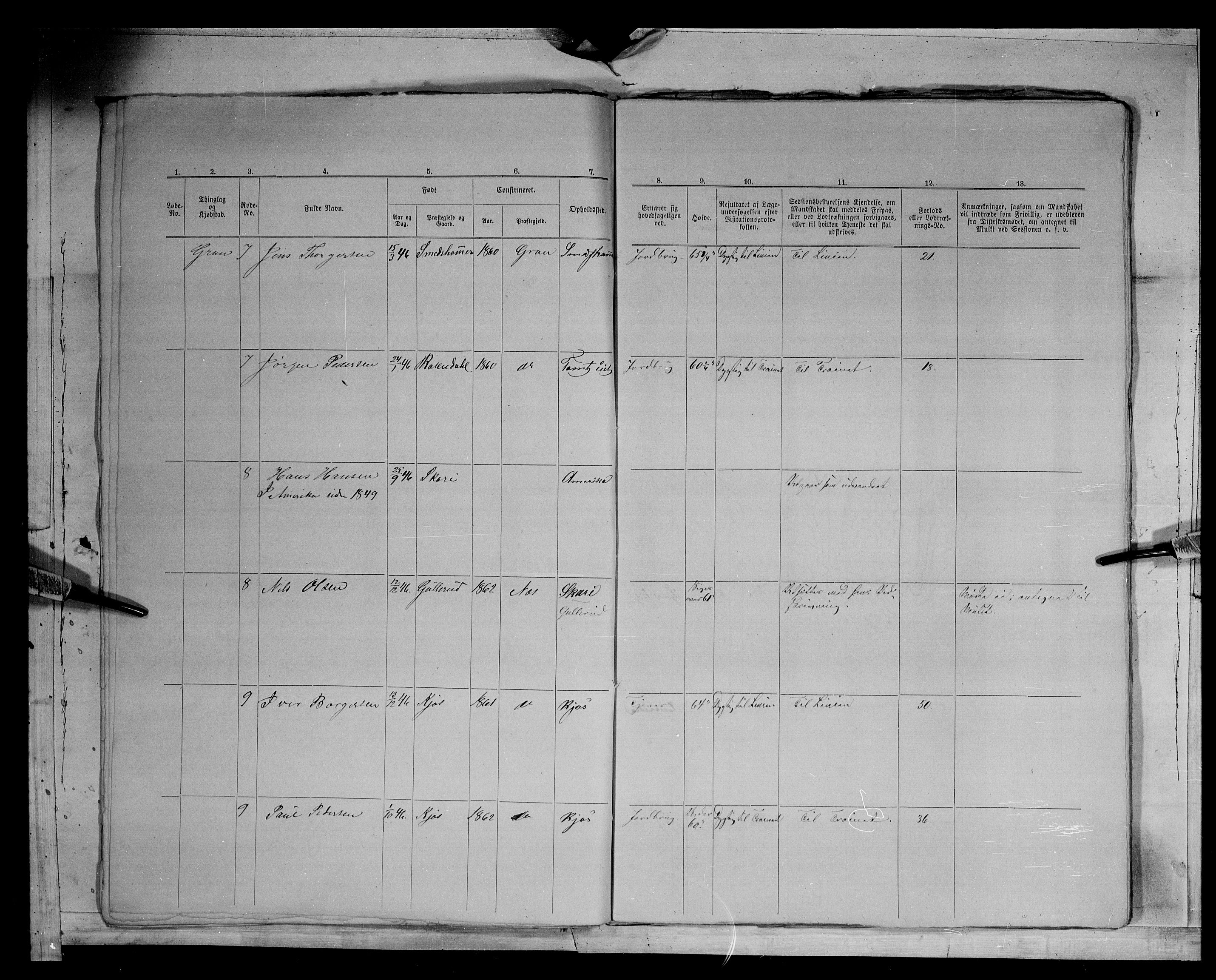 Fylkesmannen i Oppland, AV/SAH-FYO-002/1/K/Kg/L1166: Gran og Jevnaker, 1860-1879, s. 8677