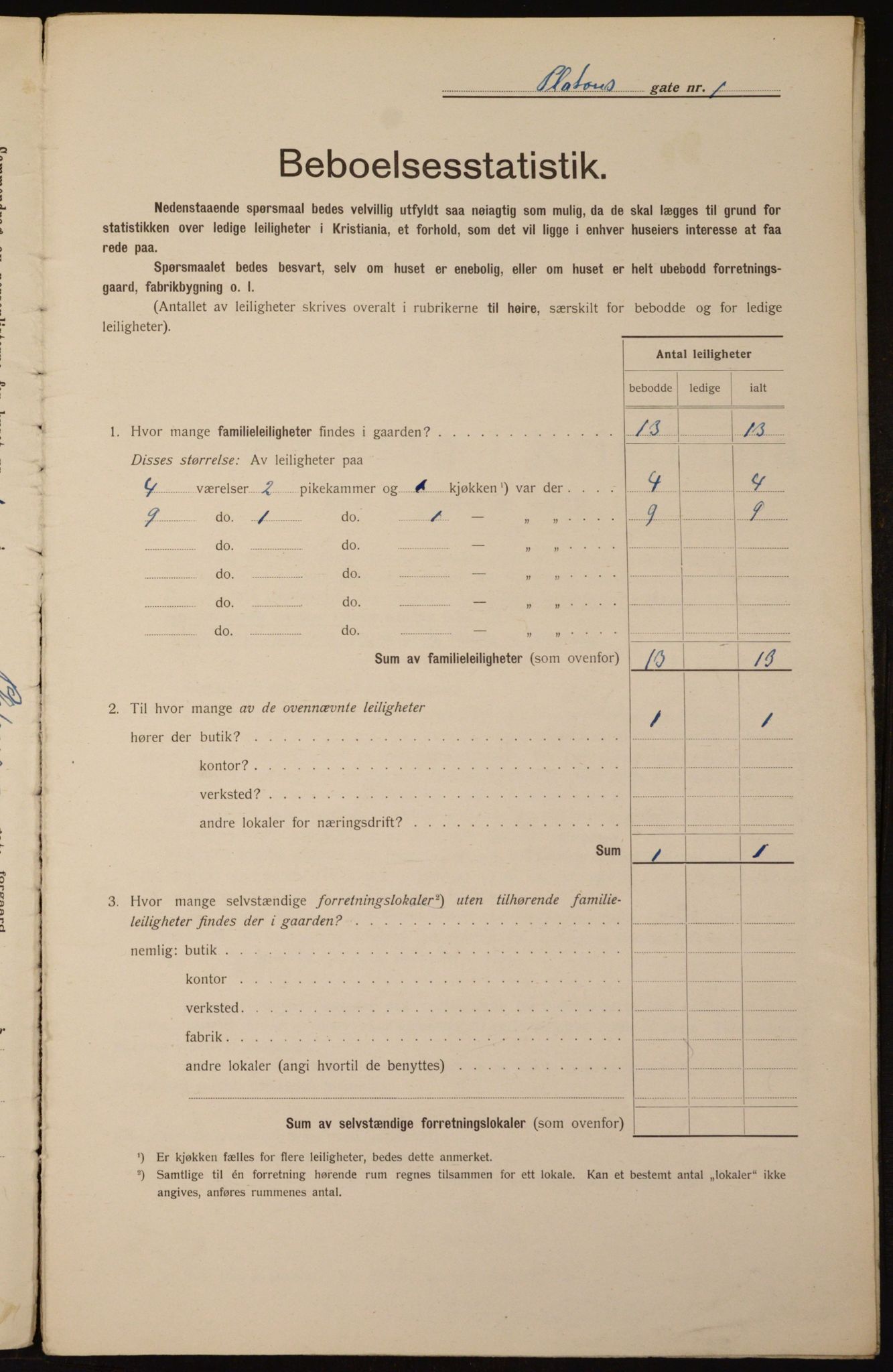 OBA, Kommunal folketelling 1.2.1912 for Kristiania, 1912, s. 80732