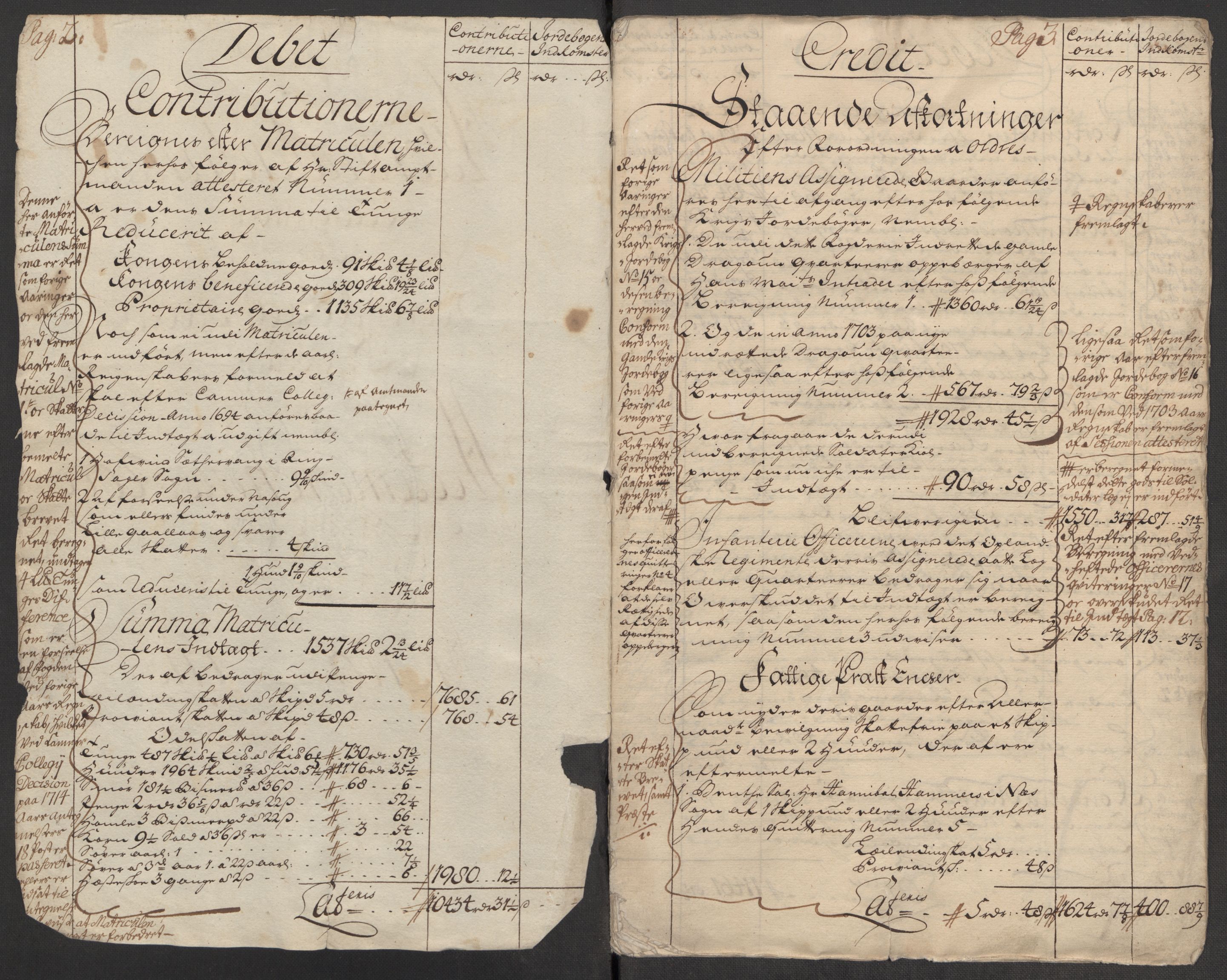 Rentekammeret inntil 1814, Reviderte regnskaper, Fogderegnskap, AV/RA-EA-4092/R16/L1053: Fogderegnskap Hedmark, 1715, s. 4