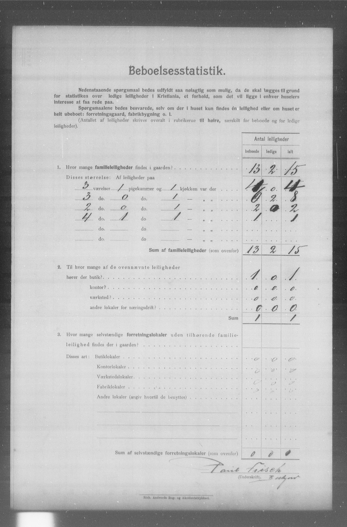 OBA, Kommunal folketelling 31.12.1904 for Kristiania kjøpstad, 1904, s. 22593