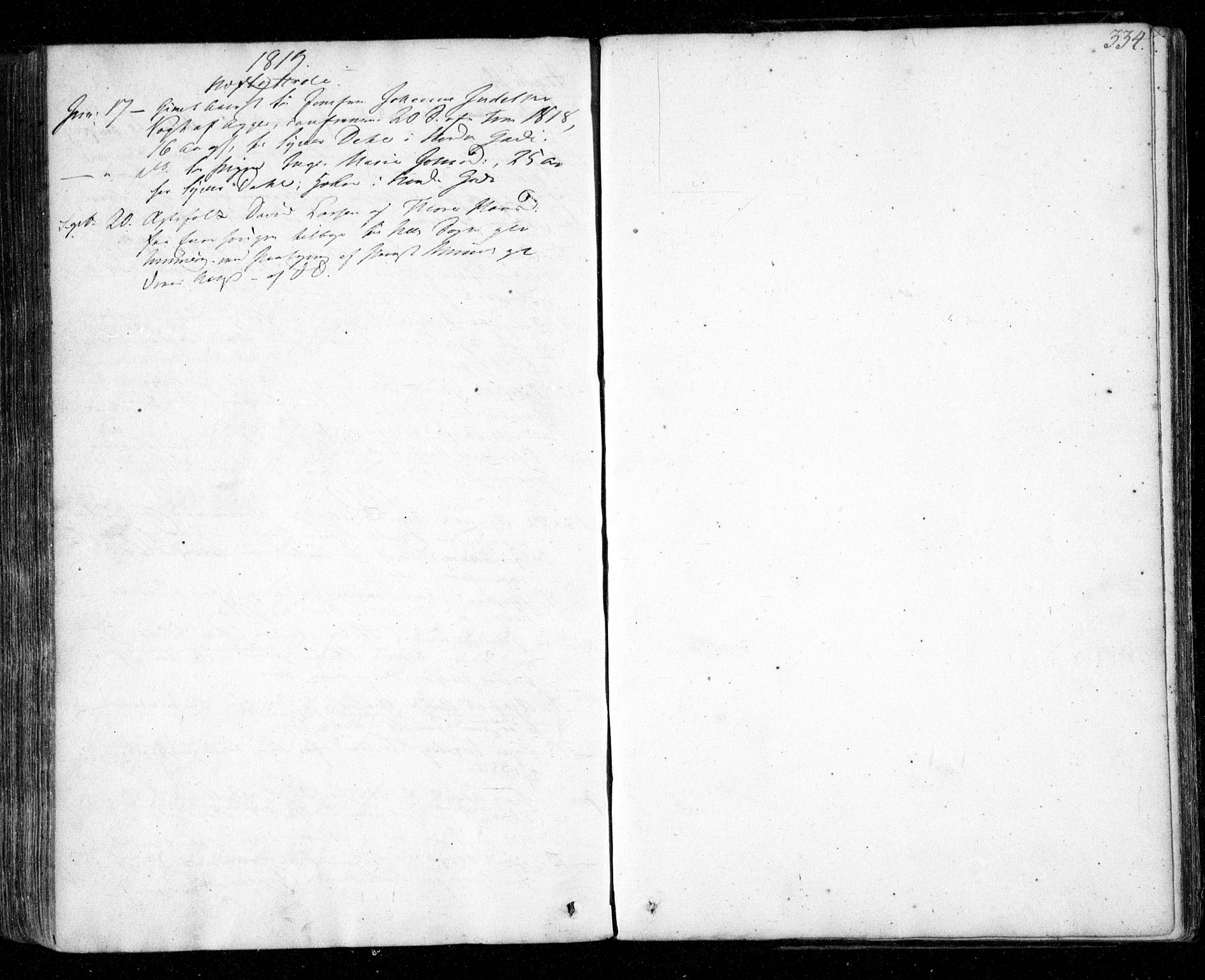 Aker prestekontor kirkebøker, SAO/A-10861/F/L0011: Ministerialbok nr. 11, 1810-1819, s. 334