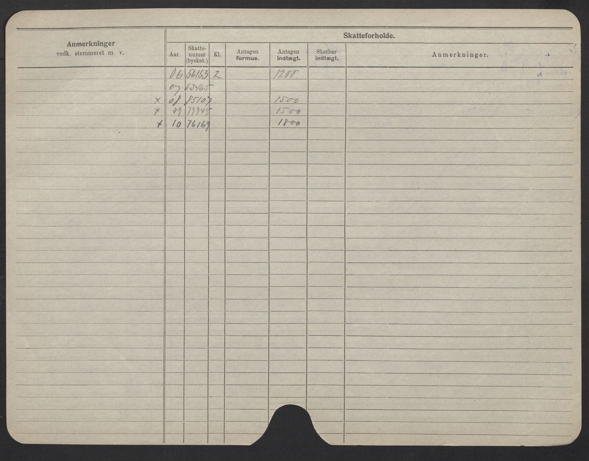 Oslo folkeregister, Registerkort, AV/SAO-A-11715/F/Fa/Fac/L0023: Kvinner, 1906-1914, s. 78b