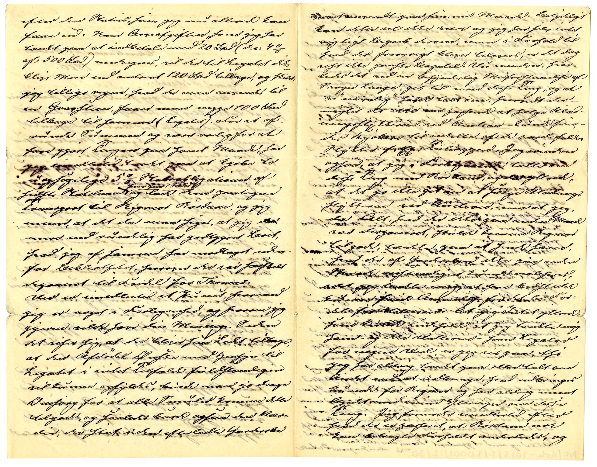 Diderik Maria Aalls brevsamling, NF/Ark-1023/F/L0001: D.M. Aalls brevsamling. A - B, 1738-1889, s. 153