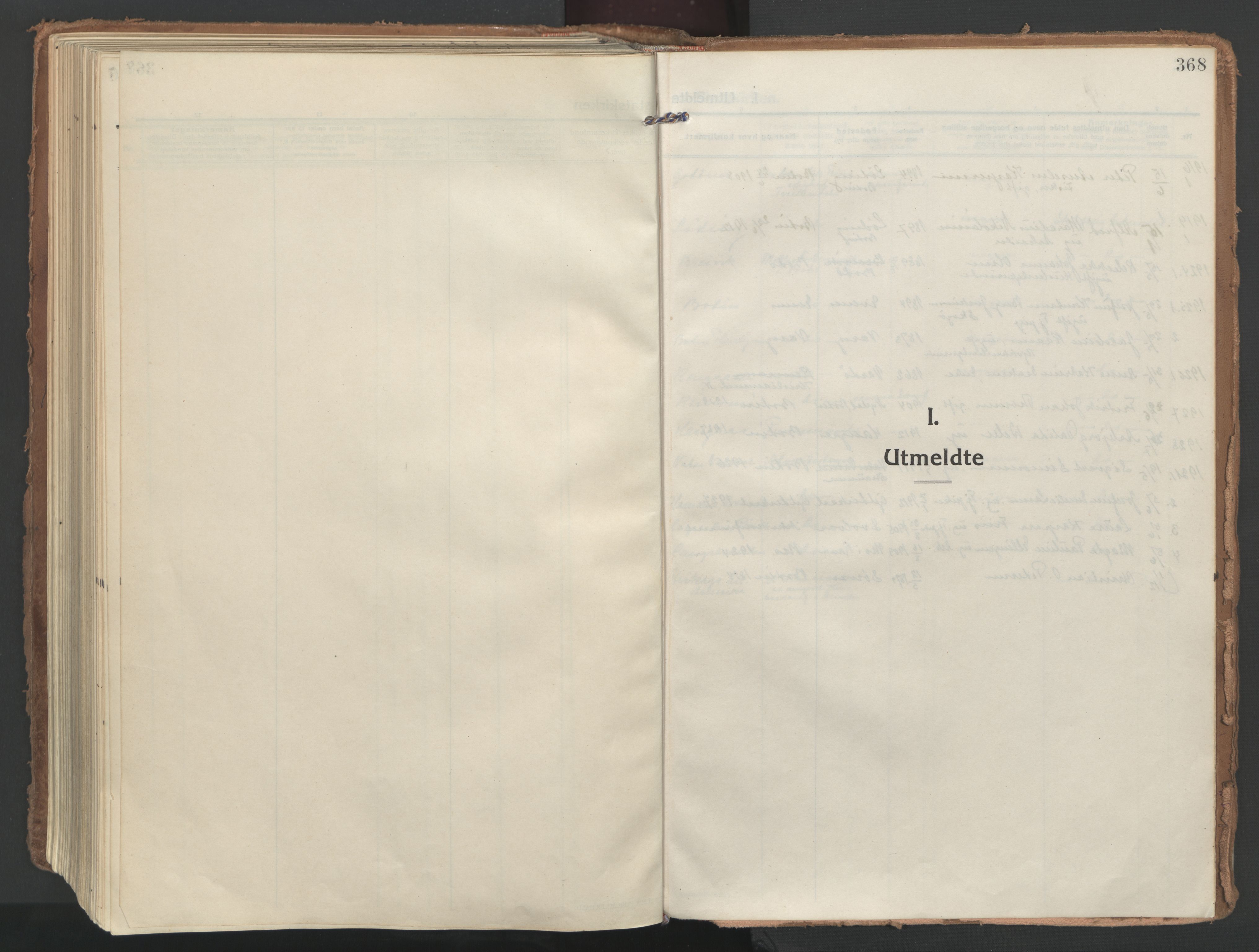 Ministerialprotokoller, klokkerbøker og fødselsregistre - Nordland, AV/SAT-A-1459/802/L0060: Ministerialbok nr. 802A07, 1916-1933, s. 368