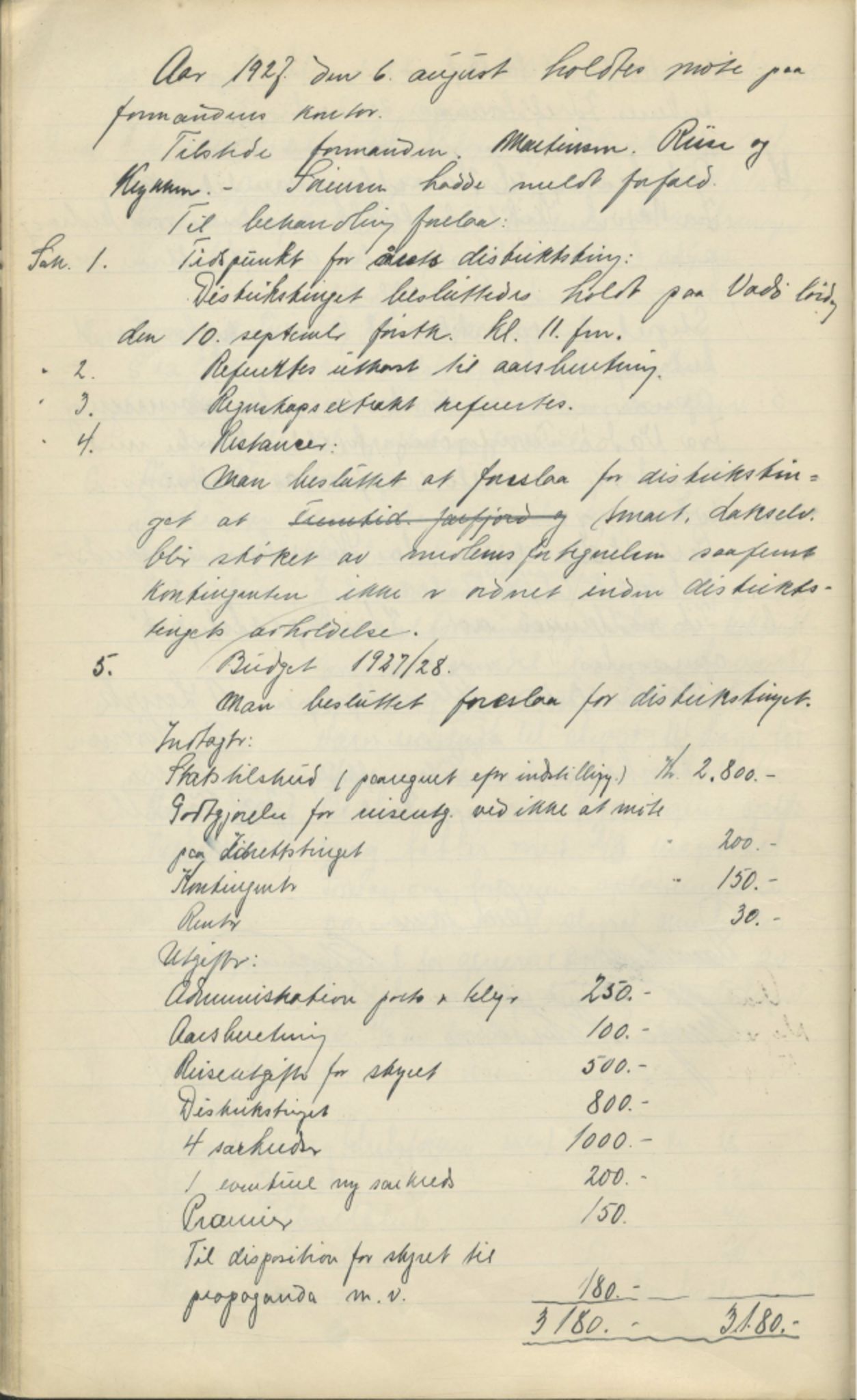 Finnmark Distriktslag for Idrett, FMFB/A-1040/A/L0001: Møteprotokoll, 1919-1940, s. 83