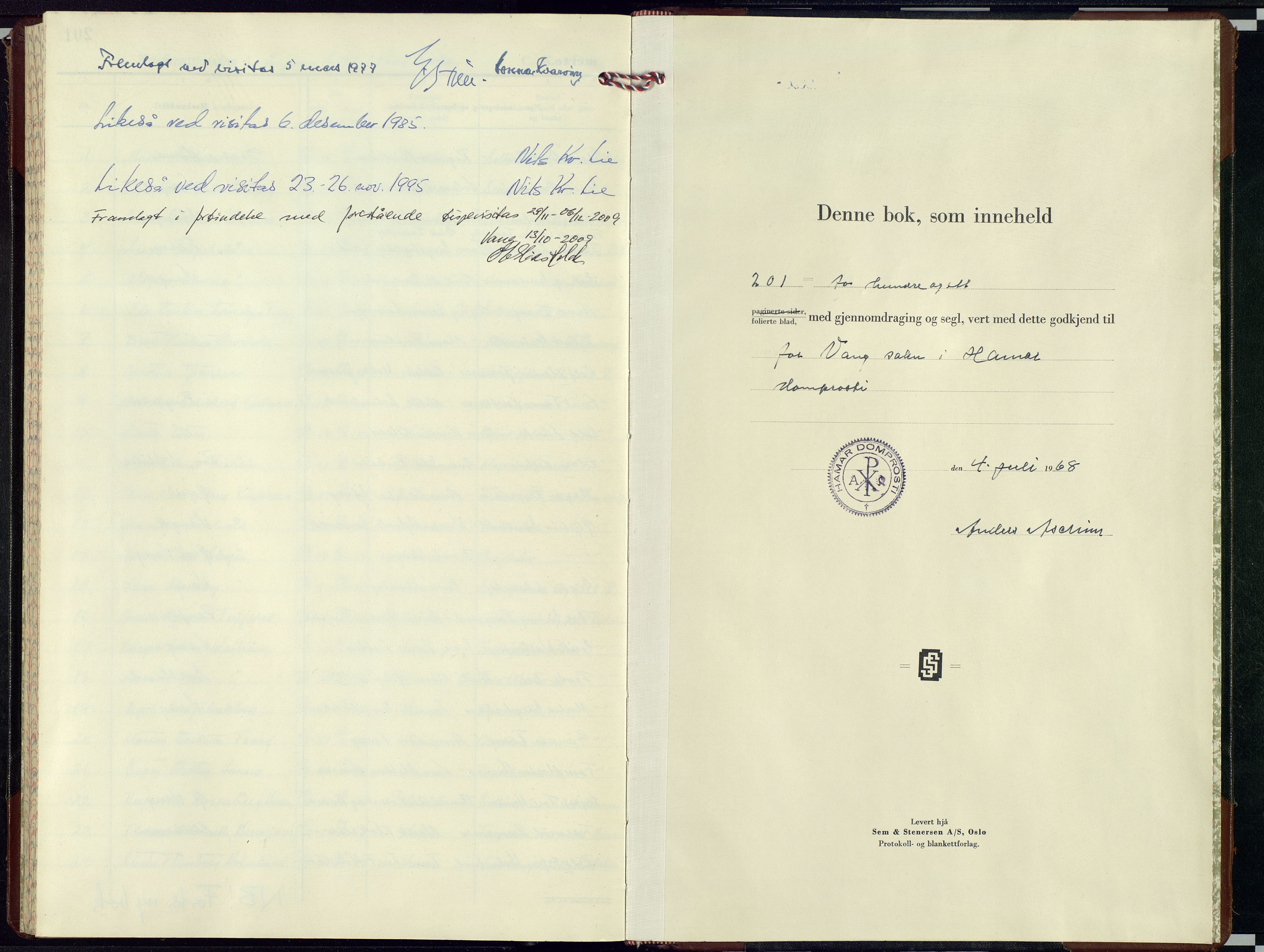 Vang prestekontor, Hedmark, AV/SAH-PREST-008/H/Ha/Haa/L0028: Ministerialbok nr. 28, 1968-2002, s. 202