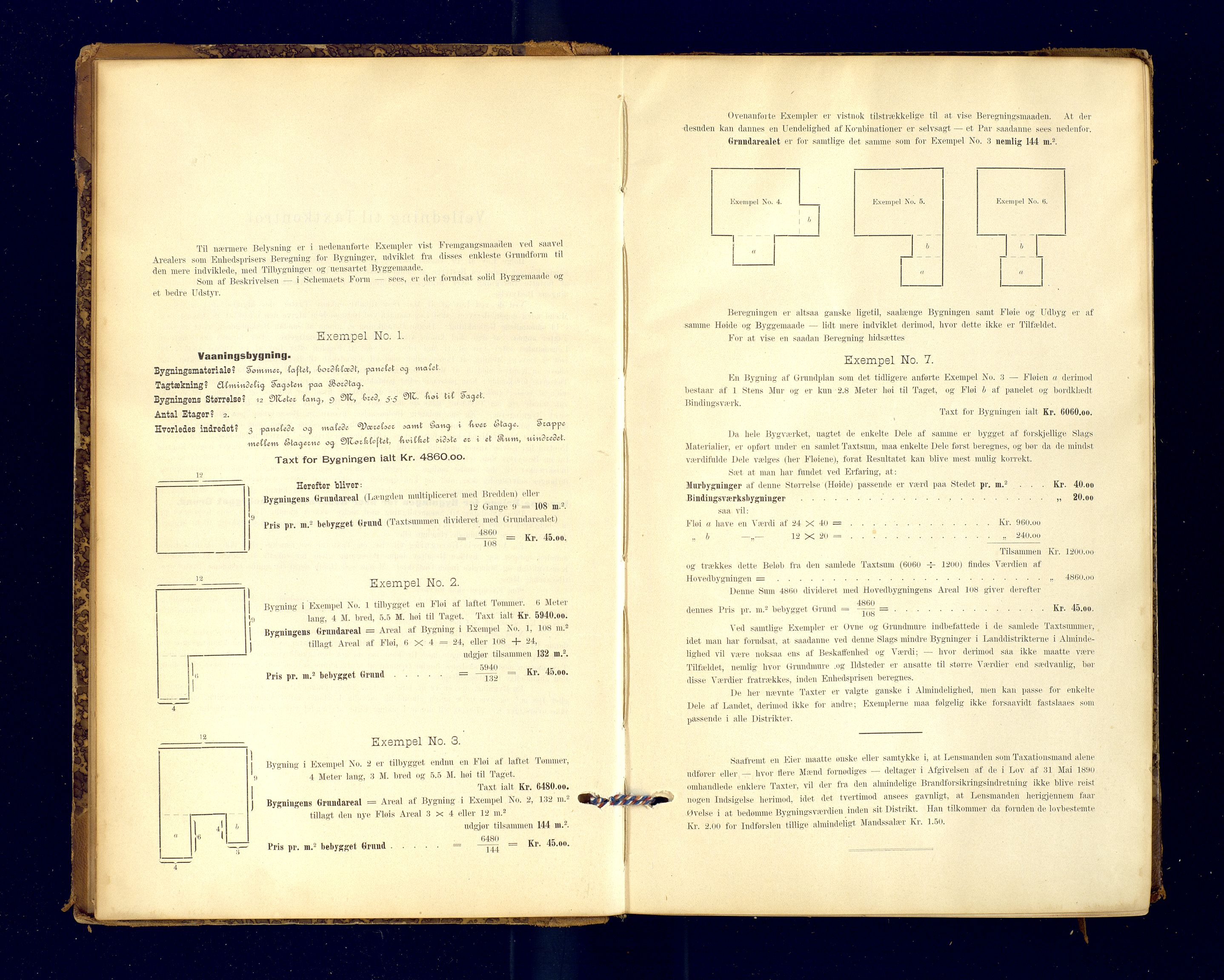 Nord-Varanger (Vadsø) lensmannskontor, AV/SATØ-S-1166/1/Fp/Fpb/L0198: Branntakstprotokoller, 1895-1913