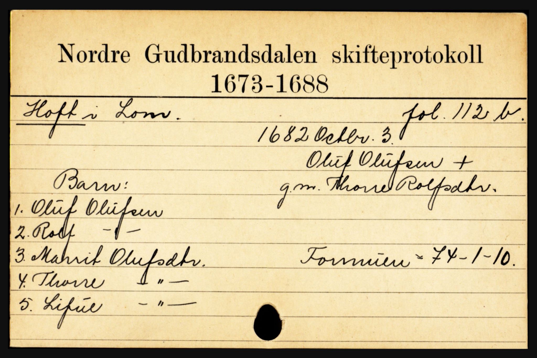 Nord-Gudbrandsdal tingrett, SAH/TING-002/J, 1658-1900, s. 5299