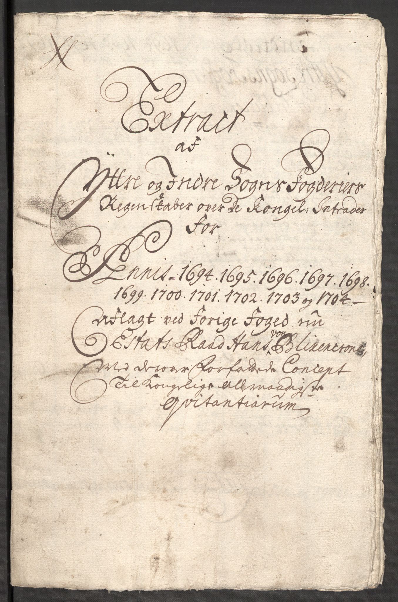 Rentekammeret inntil 1814, Reviderte regnskaper, Fogderegnskap, AV/RA-EA-4092/R52/L3313: Fogderegnskap Sogn, 1703-1704, s. 583