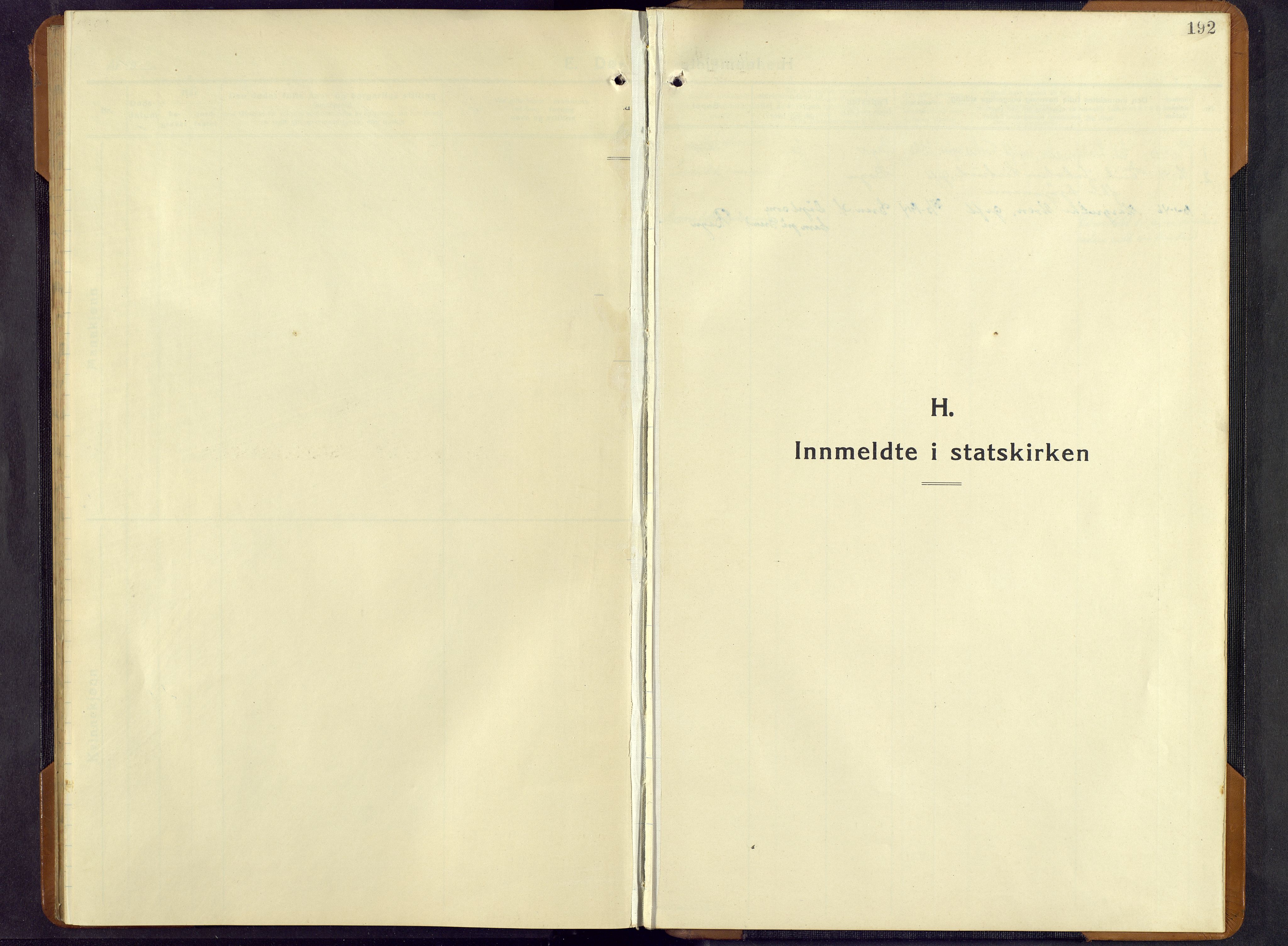 Sør-Aurdal prestekontor, SAH/PREST-128/H/Ha/Hab/L0011: Klokkerbok nr. 11, 1922-1950, s. 192