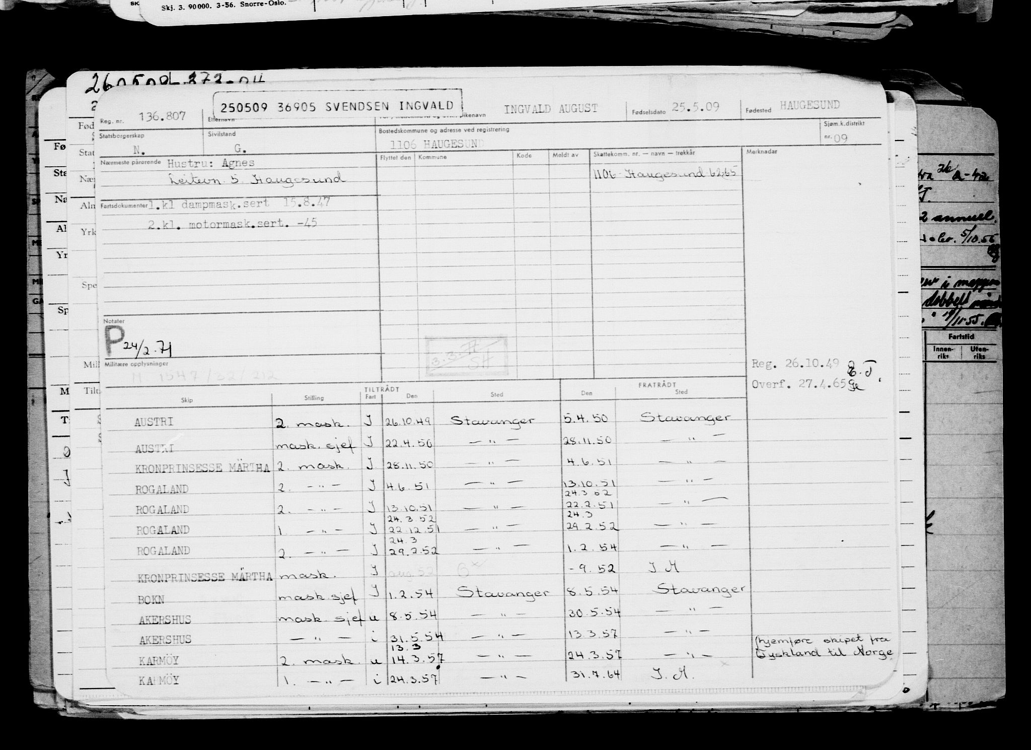 Direktoratet for sjømenn, AV/RA-S-3545/G/Gb/L0083: Hovedkort, 1909, s. 338