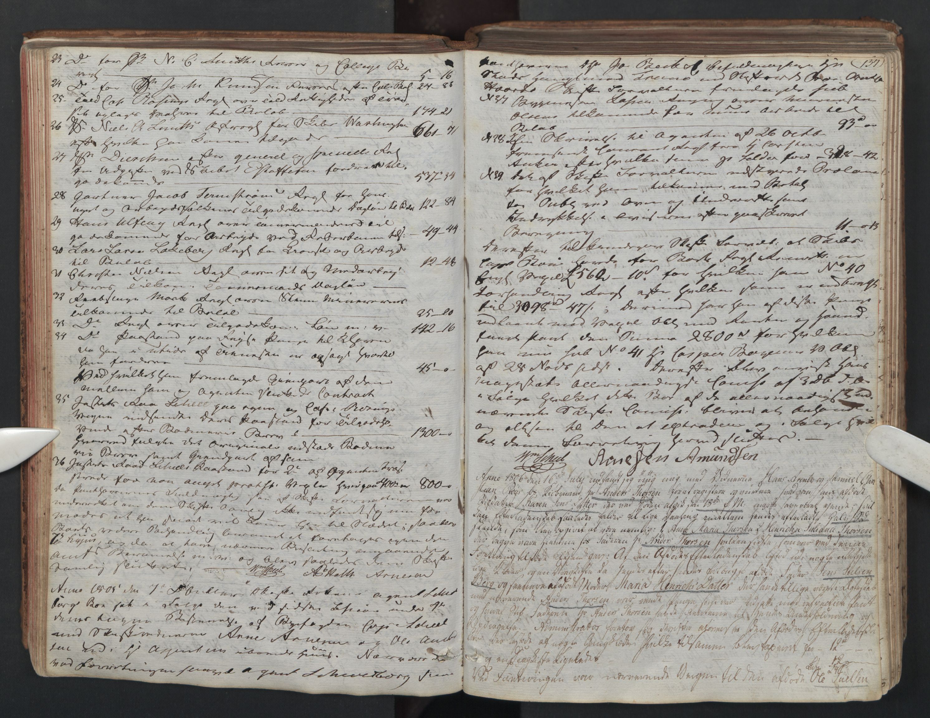 Fredrikstad byfogd, AV/SAO-A-10473a/H/Hb/L0008: Skifteprotokoll, 1800-1829, s. 136b-137a