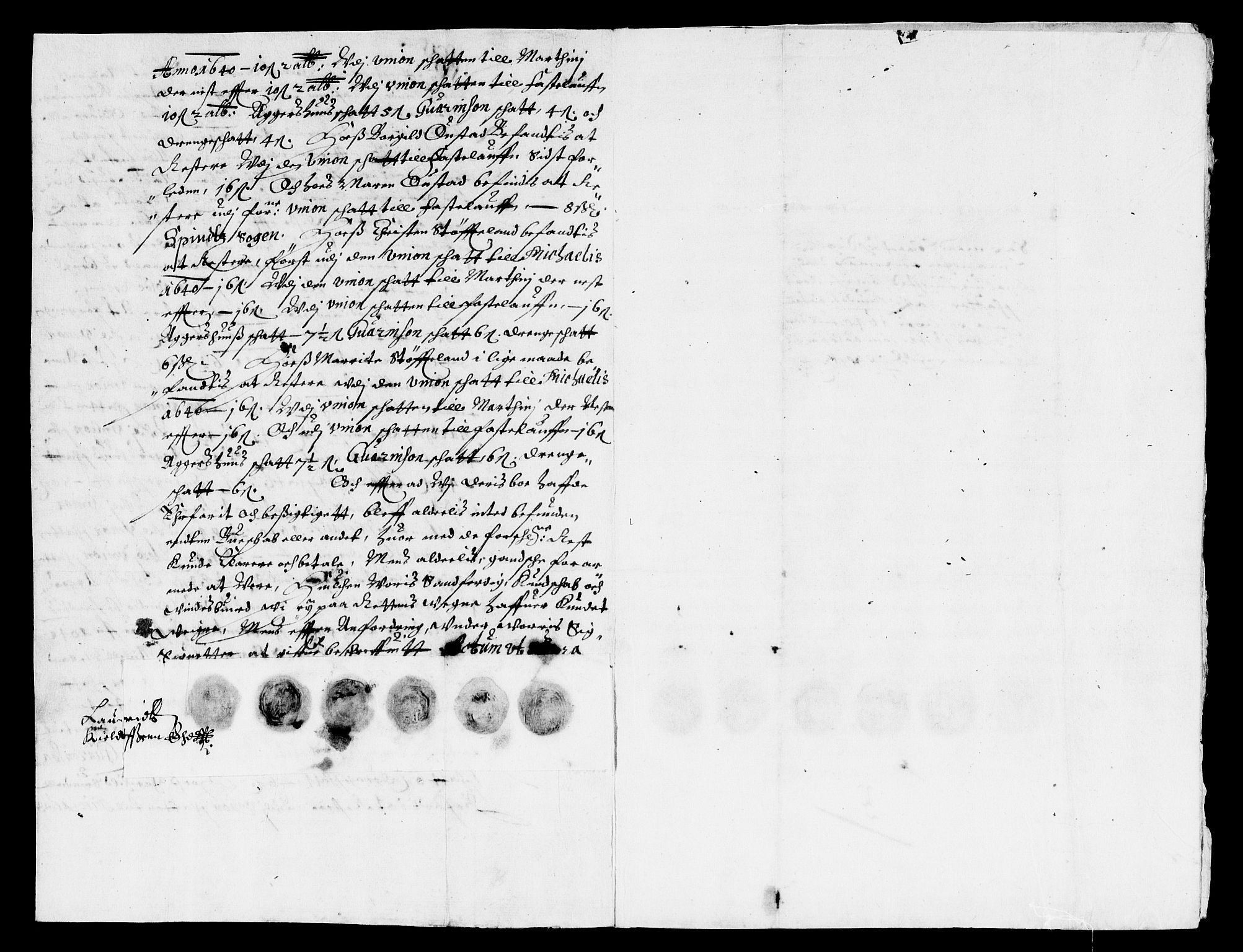 Rentekammeret inntil 1814, Reviderte regnskaper, Lensregnskaper, RA/EA-5023/R/Rb/Rbr/L0013: Lista len, 1640-1642