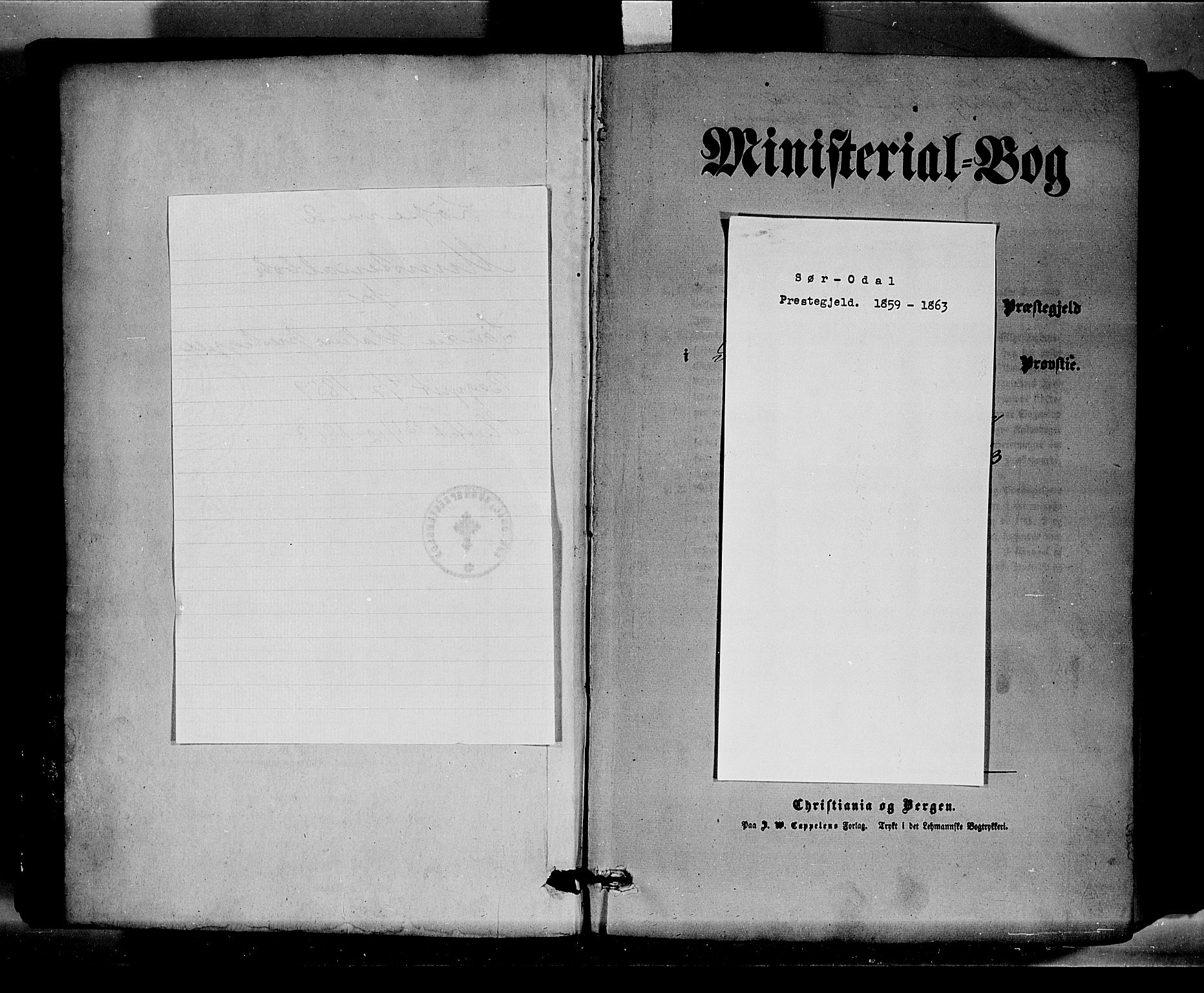 Sør-Odal prestekontor, SAH/PREST-030/H/Ha/Haa/L0002: Ministerialbok nr. 2, 1859-1863