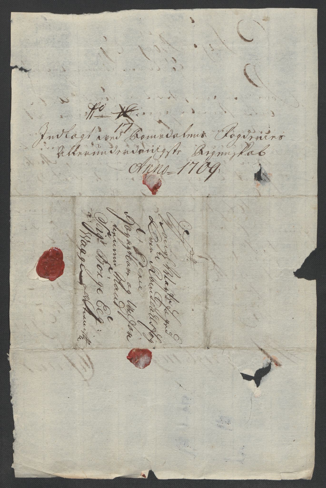 Rentekammeret inntil 1814, Reviderte regnskaper, Fogderegnskap, RA/EA-4092/R55/L3659: Fogderegnskap Romsdal, 1709-1710, s. 151