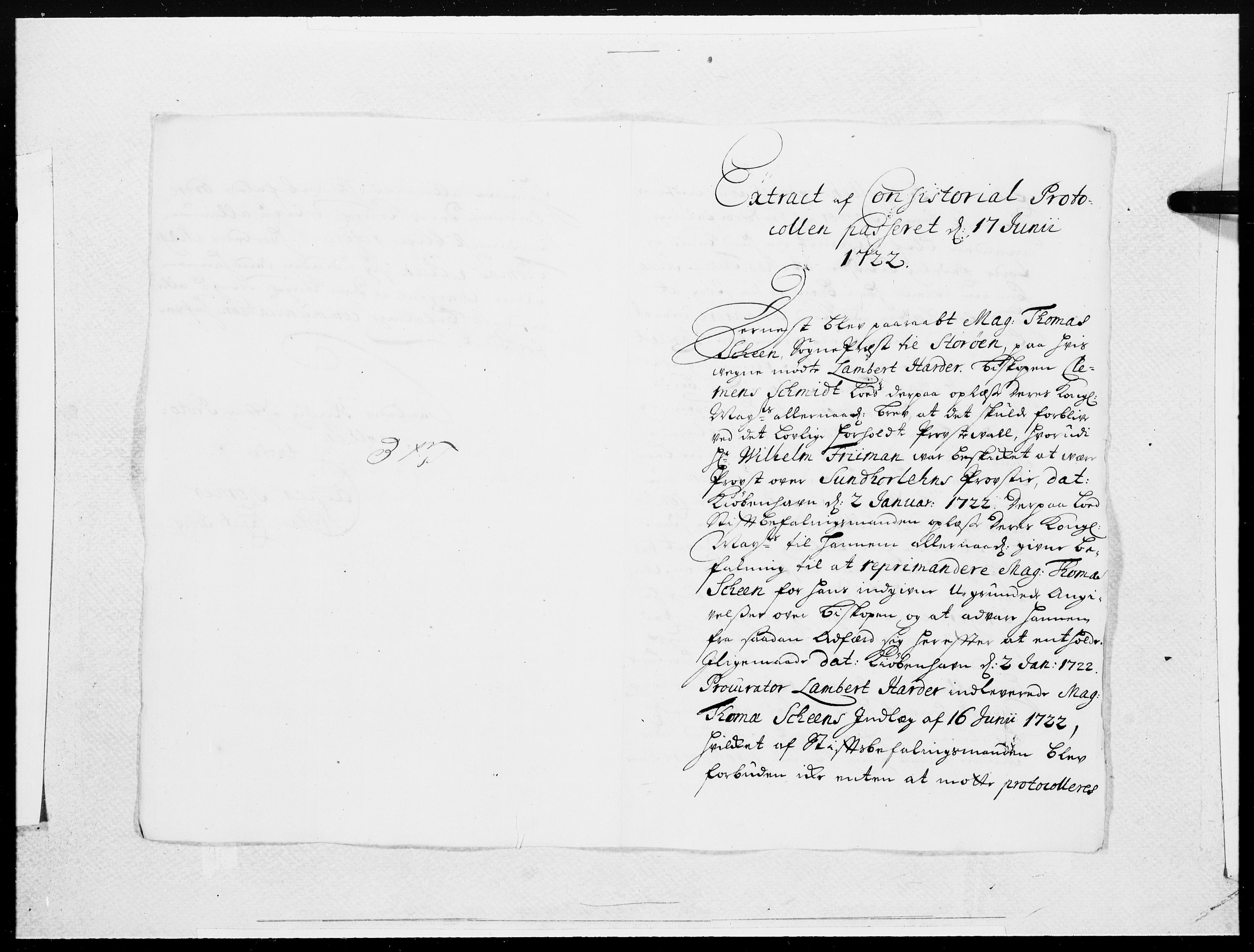Danske Kanselli 1572-1799, AV/RA-EA-3023/F/Fc/Fcc/Fcca/L0091: Norske innlegg 1572-1799, 1722, s. 60