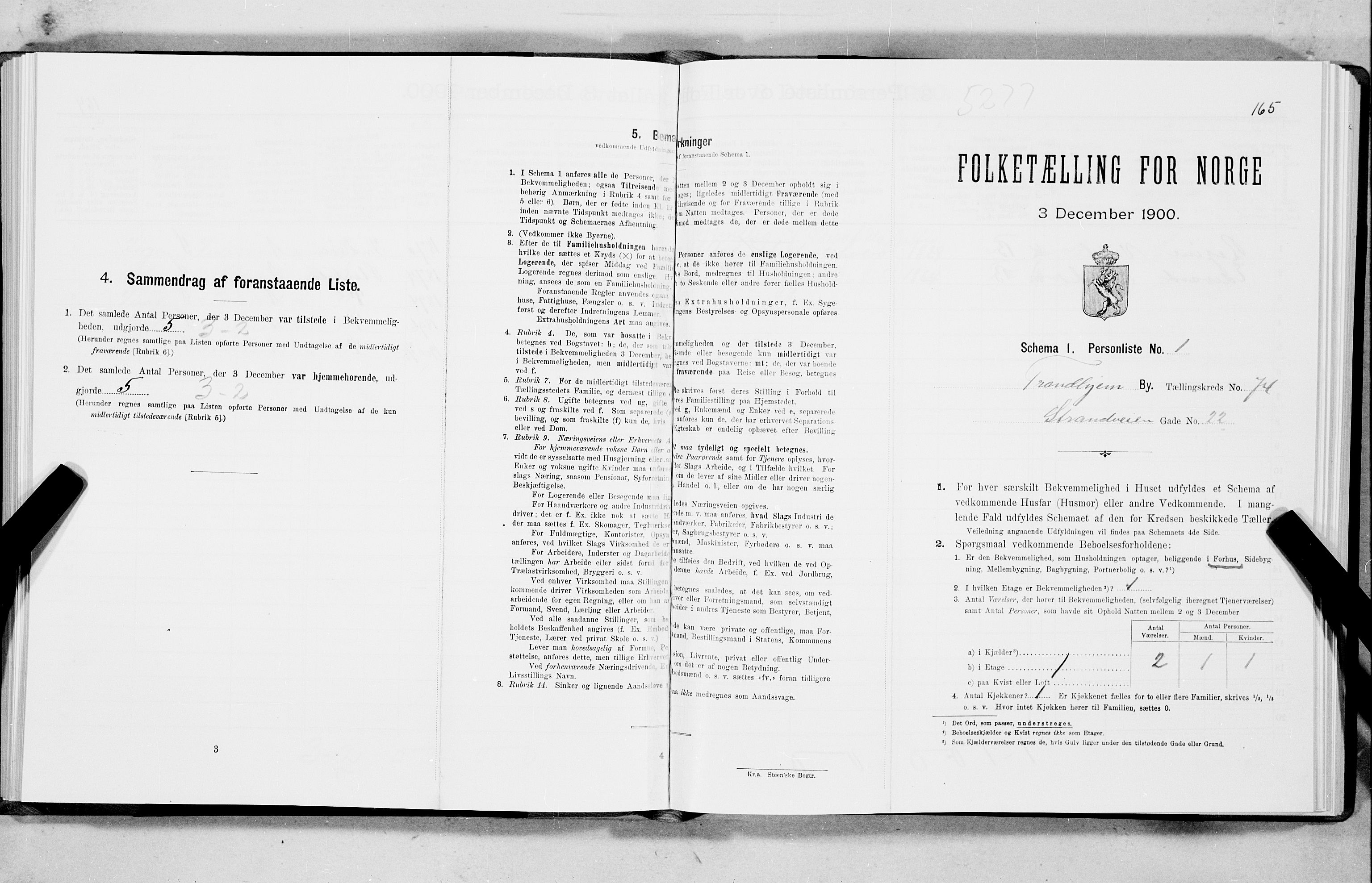 SAT, Folketelling 1900 for 1601 Trondheim kjøpstad, 1900, s. 14594